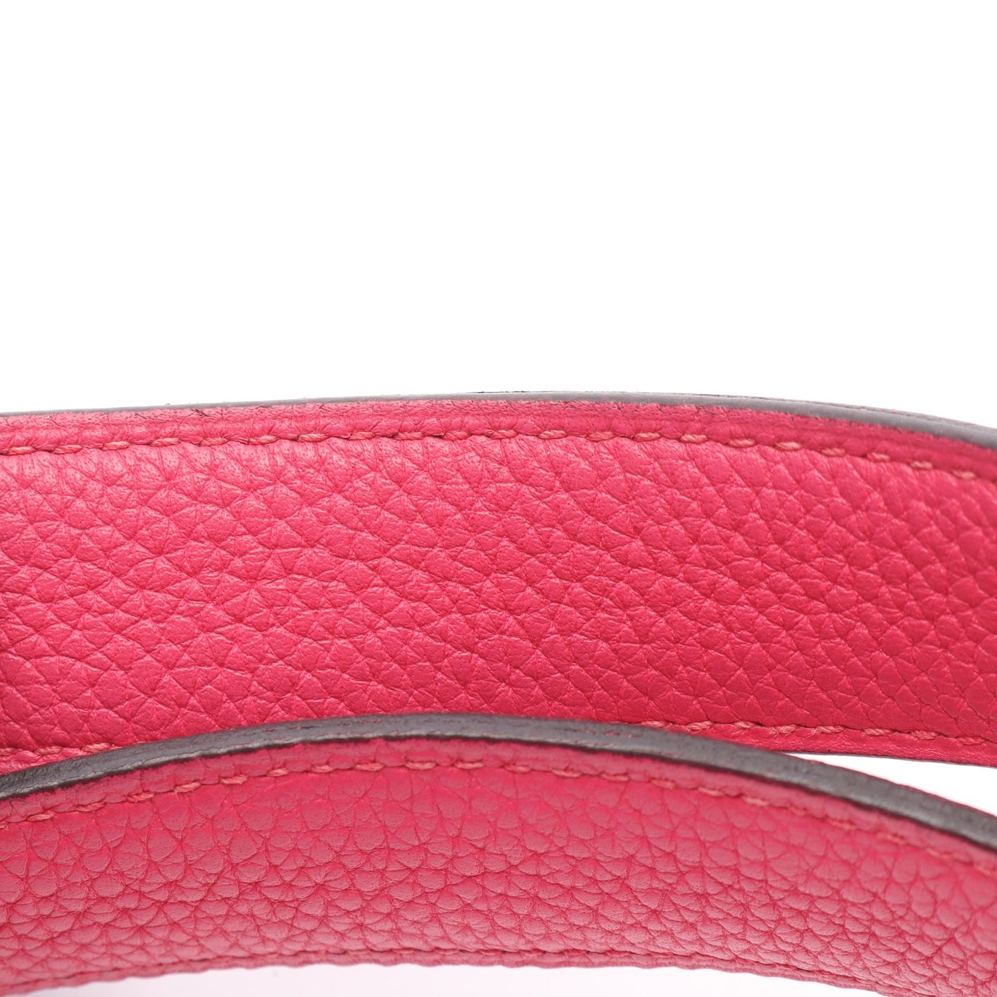 ピコタンロックPM ローズショッキング ハンドバッグ トリヨンモーリス ピンク シルバー金具 U刻印 エルメス バッグ HERMES