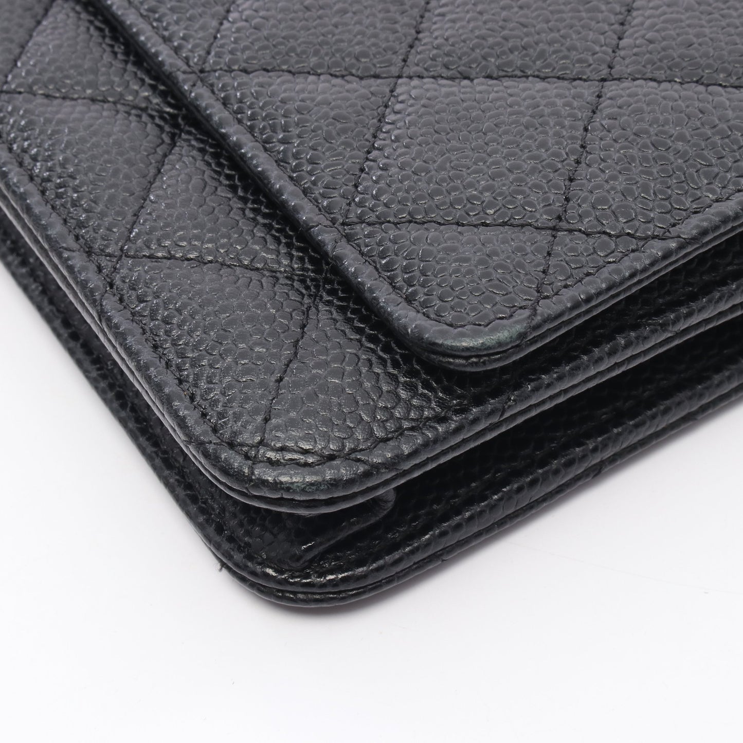 マトラッセ チェーンウォレット キャビアスキン ブラック ゴールド金具 シャネル バッグ CHANEL