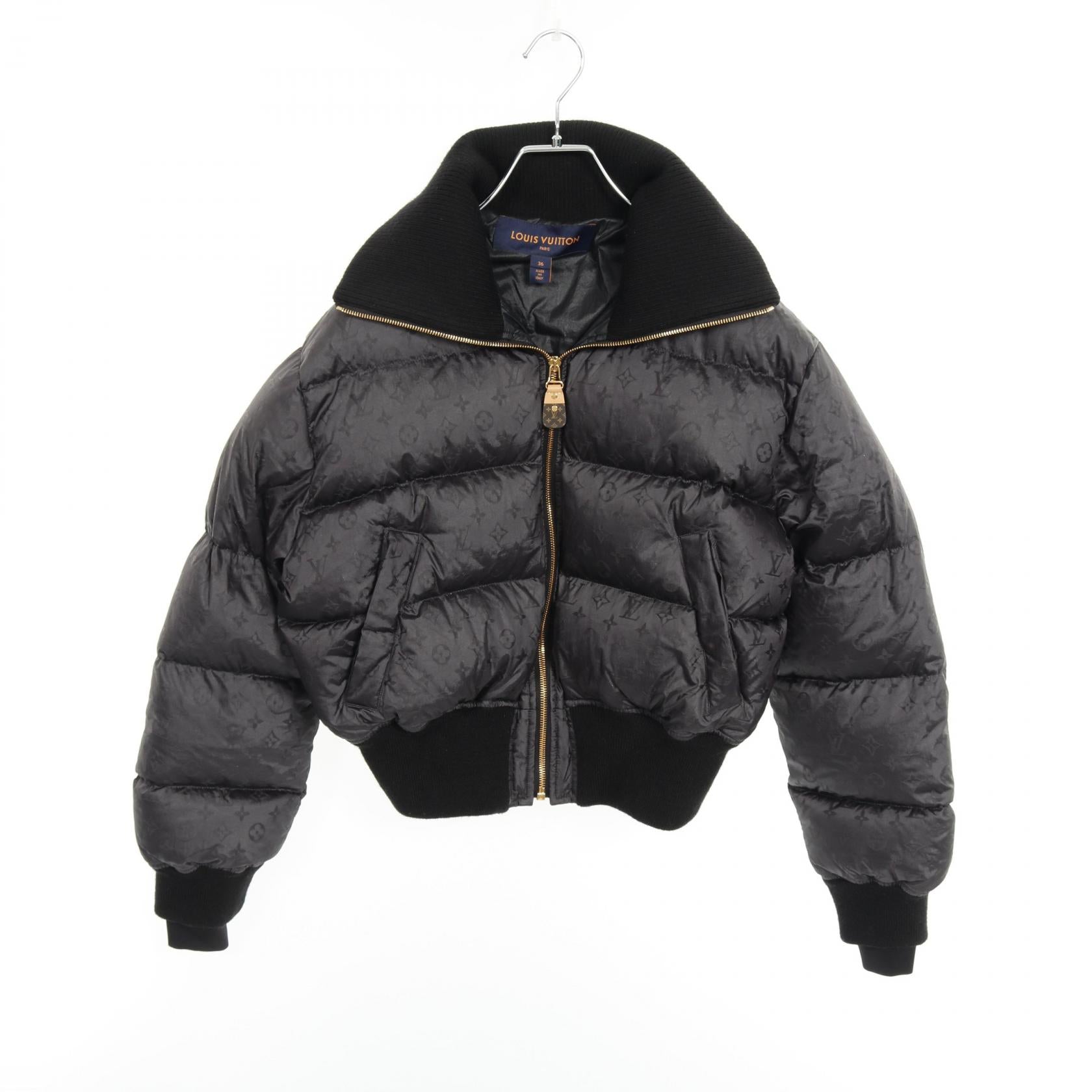 クロップド モノグラム パファジャケット ジャケット ナイロン