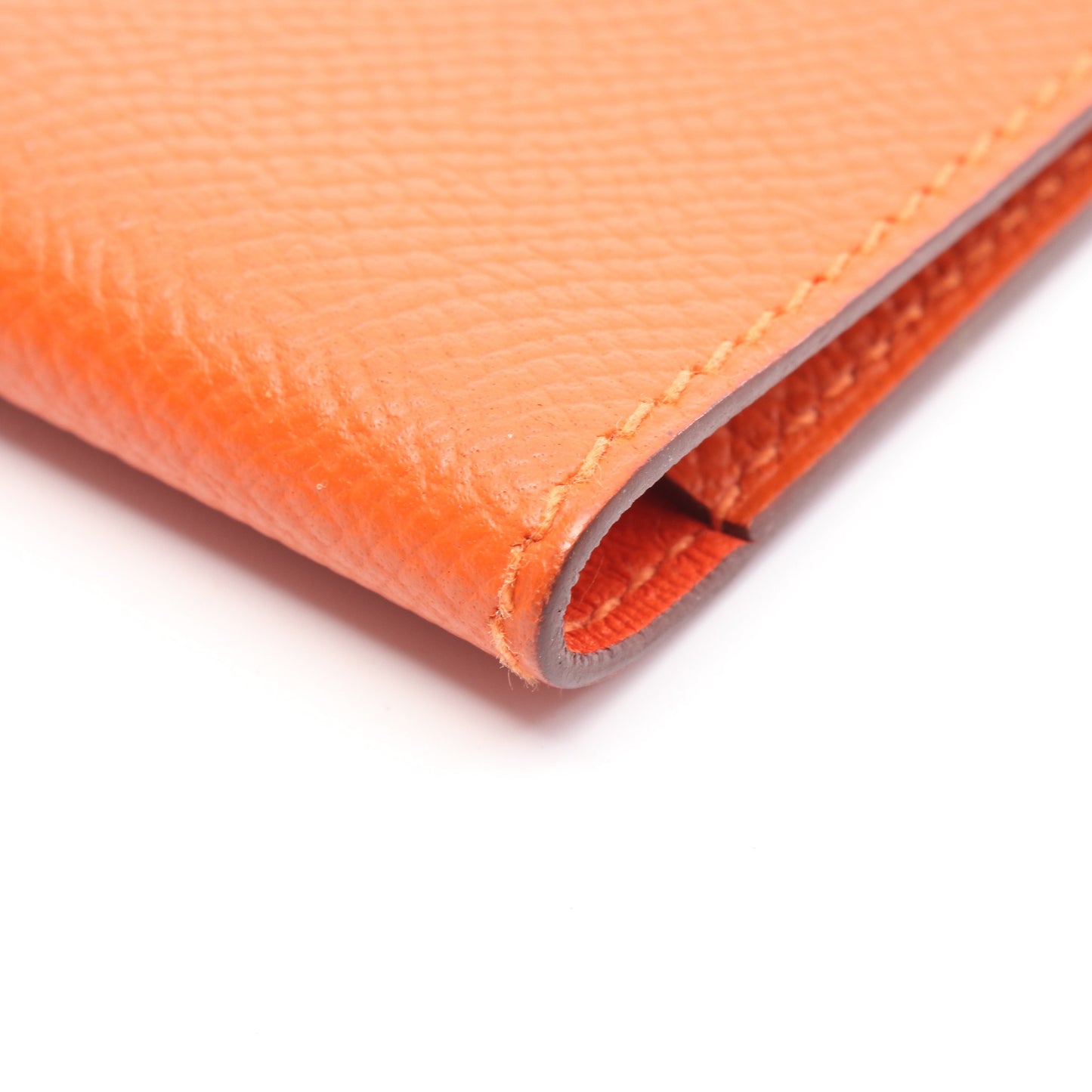 MC2 マゼラン カプシーヌ パスポートケース カードケース ヴォーエプソン オレンジ □O刻印 エルメス 財布・小物 HERMES