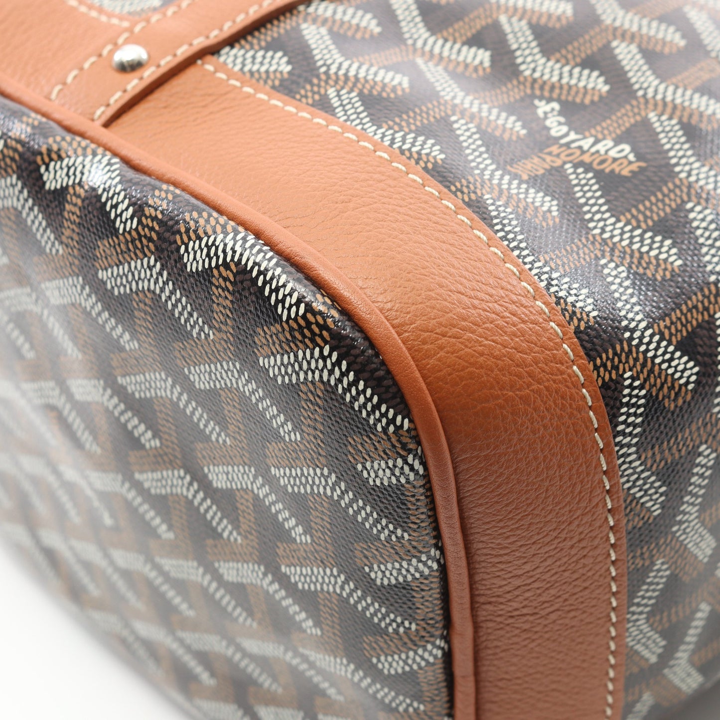 プティ フロ ショルダーバッグ コーティングキャンバス レザー ブラック ライトブラウン マルチカラー ゴヤール バッグ GOYARD