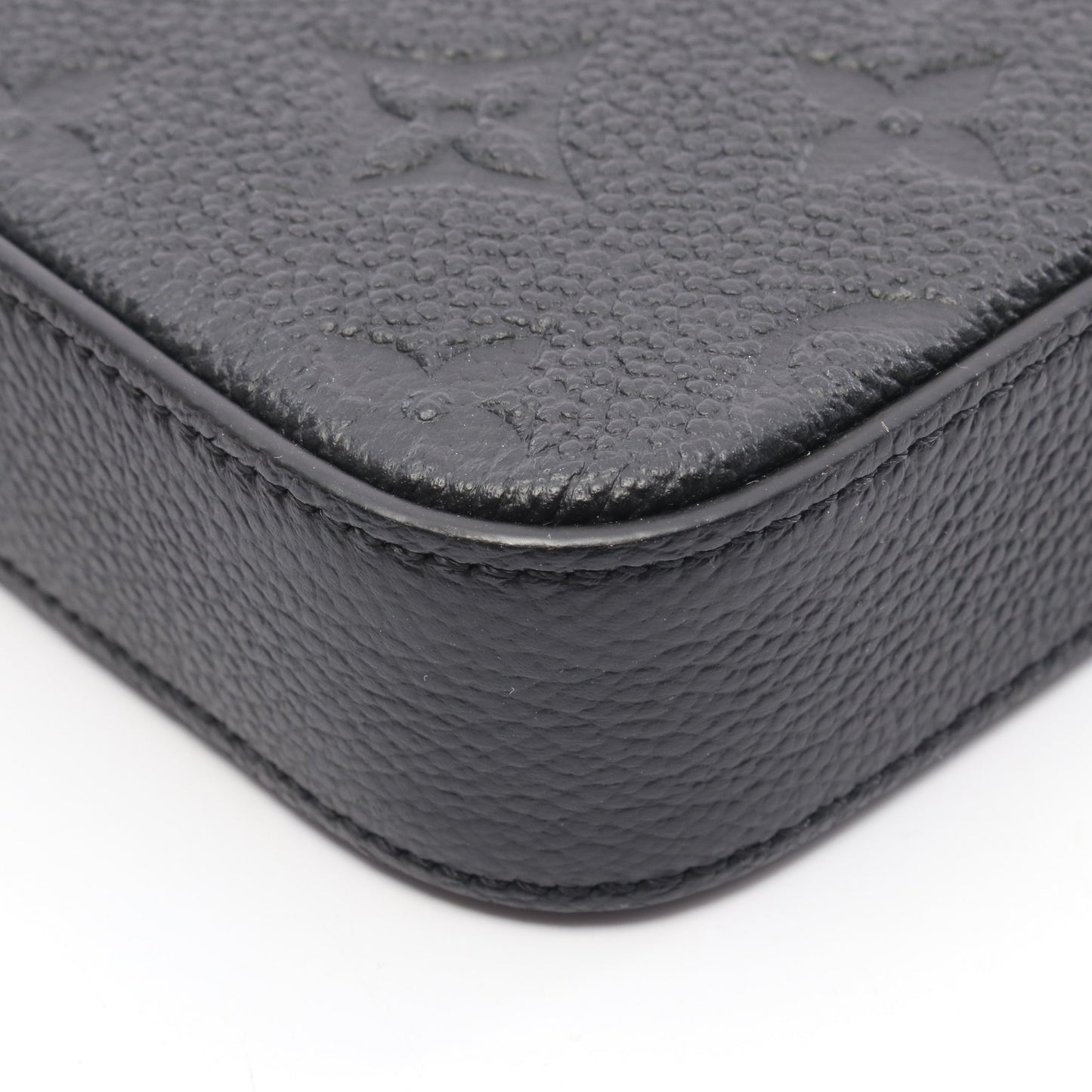 ポシェット フェリシー モノグラムアンプラント ノワール チェーンウォレット レザー ブラック ルイヴィトン バッグ LOUIS VUITTON