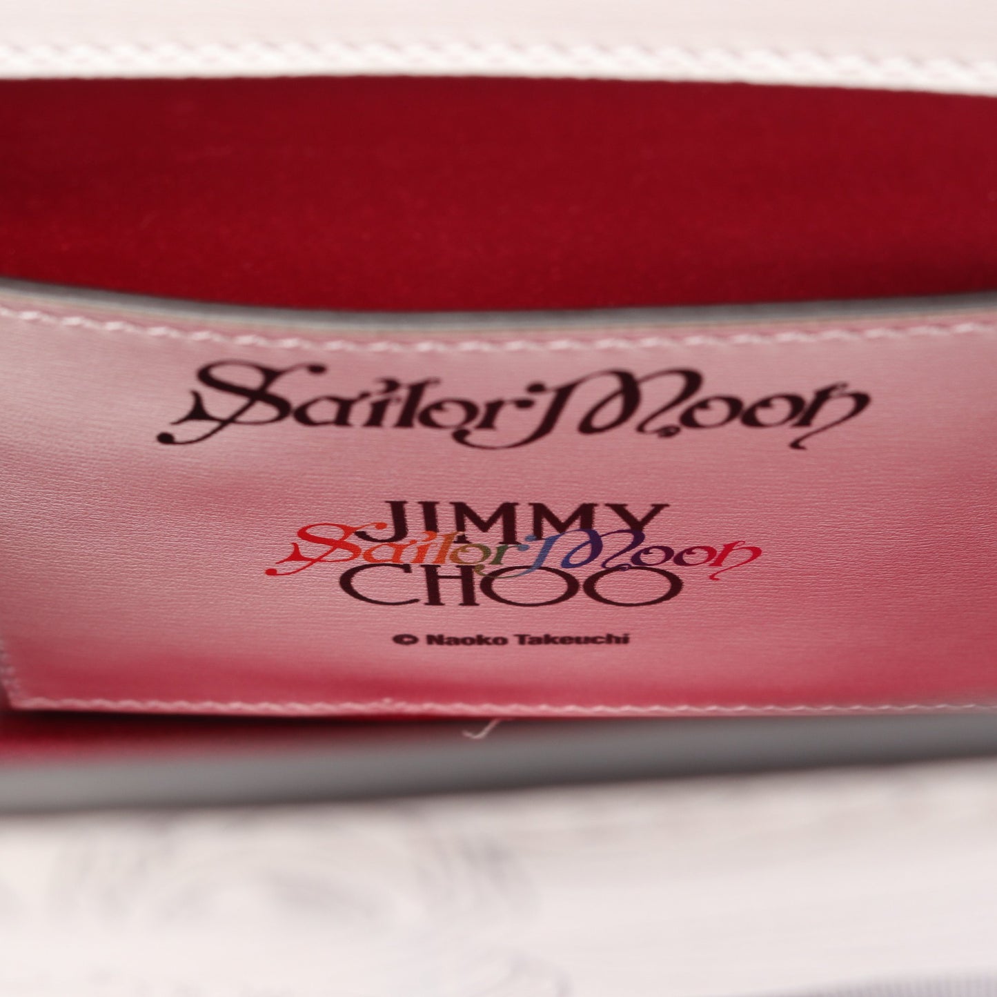 JIMMY CHOO × SAILOR MOON SAILOR MOON & TUXEDO MASK VARENNE ショルダーバッグ レザー ホワイト ブラック ジミーチュウ バッグ JIMMY CHOO