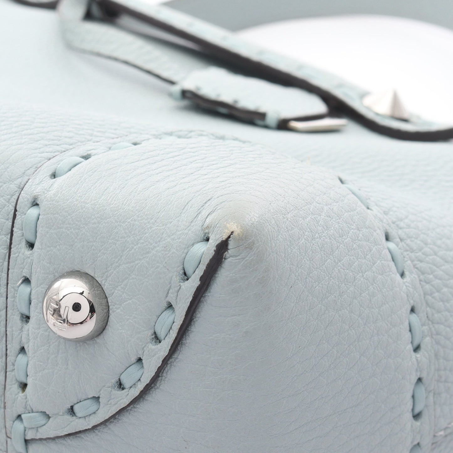 BY THE WAY MEDIUM バイザウェイ ミディアム ハンドバッグ レザー ライトブルー 2WAY フェンディ バッグ FENDI