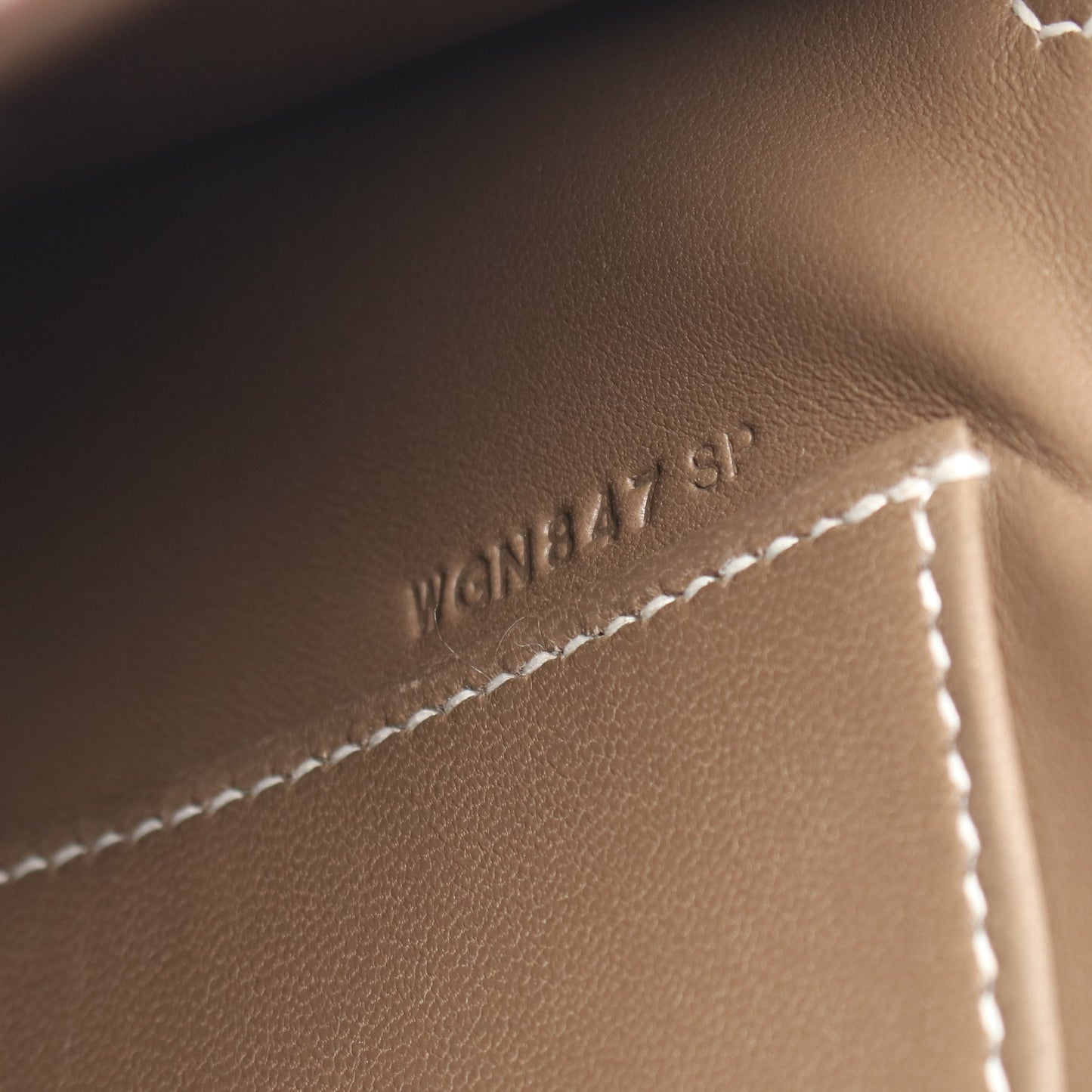 ケリーエラン エトゥープ ショルダーバッグ ヴォーマダム グレーブラウン シルバー金具 W刻印 エルメス バッグ HERMES