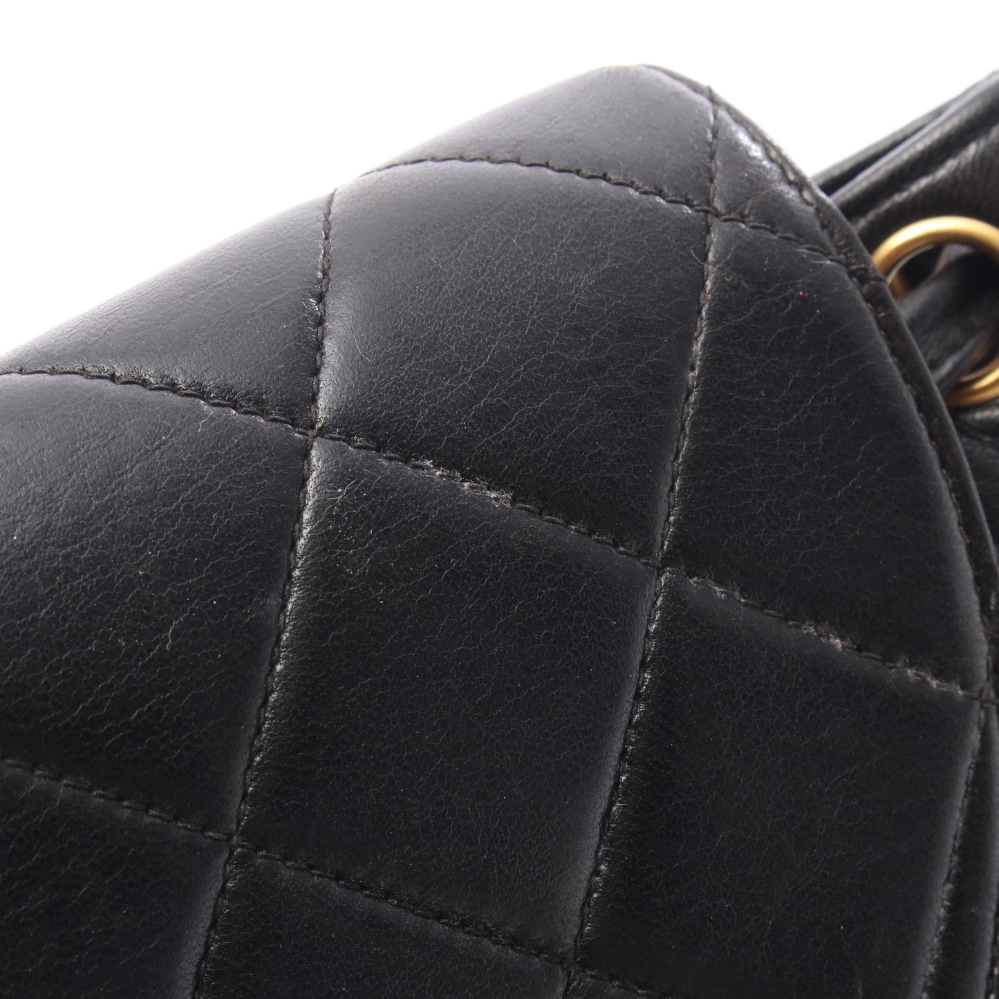 マトラッセ バックパック リュックサック ラムスキン ブラック ゴールド金具 シャネル バッグ CHANEL