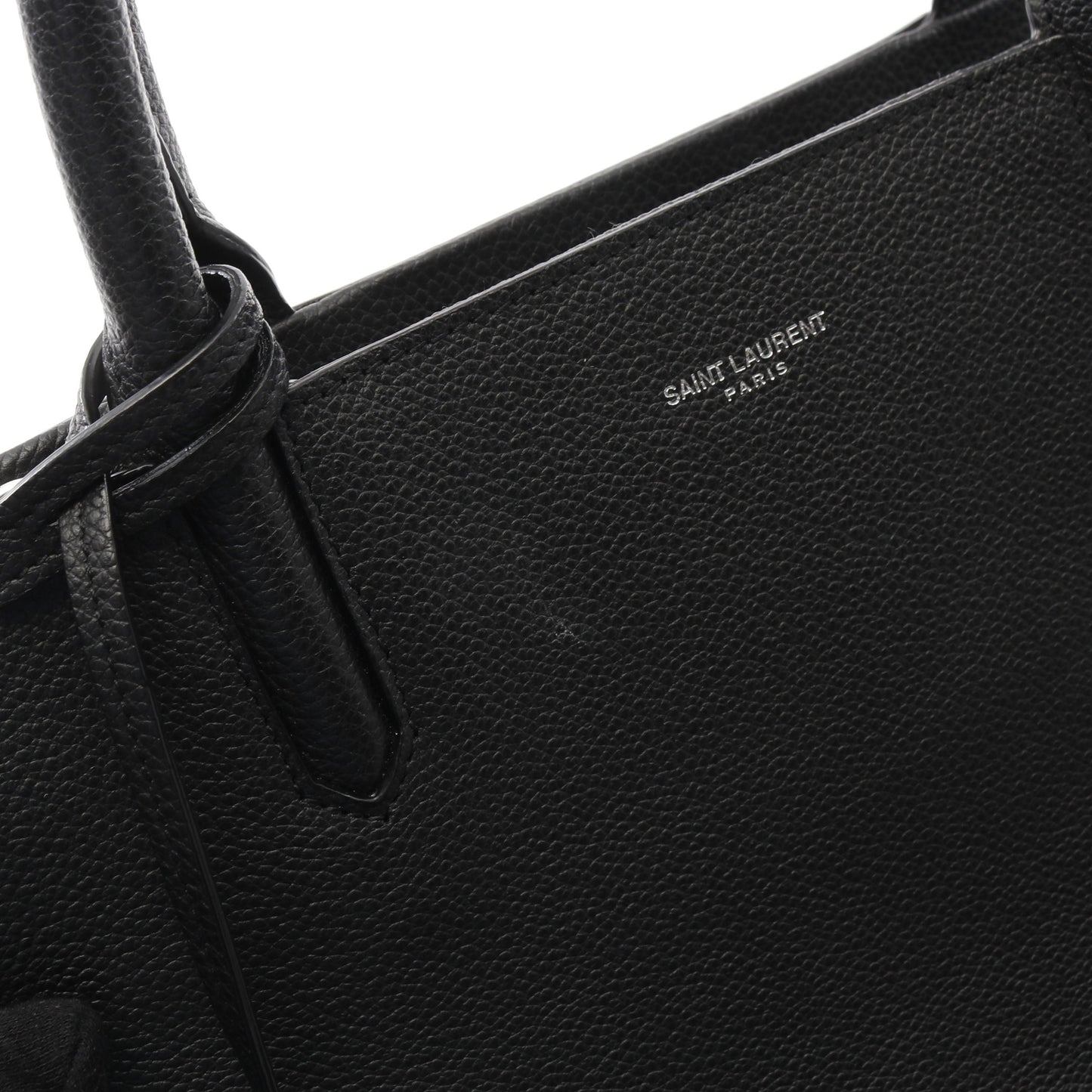 カバ リヴゴーシュ ハンドバッグ レザー ブラック 2WAY サンローランパリ バッグ SAINT LAURENT PARIS