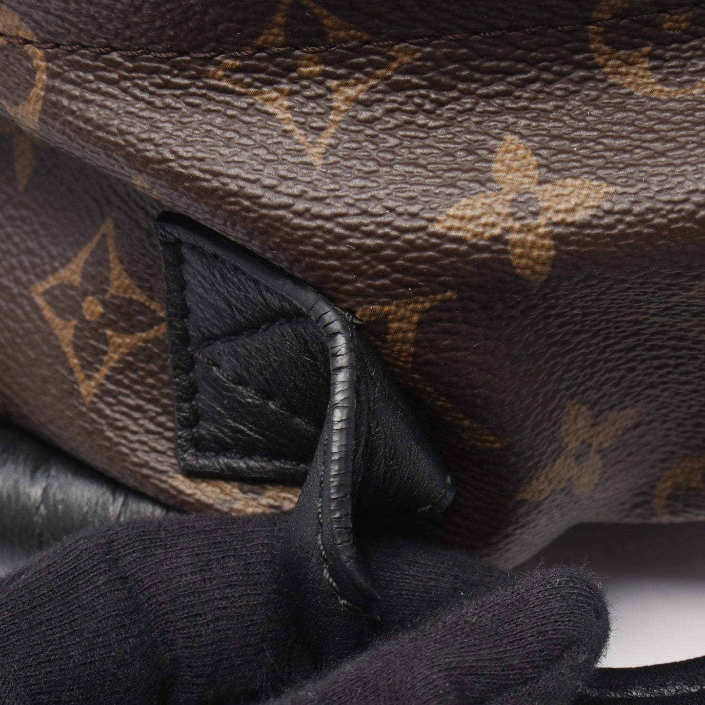 パームスプリングスPM モノグラム バックパック リュックサック PVC レザー ブラウン ブラック ルイヴィトン バッグ LOUIS VUITTON