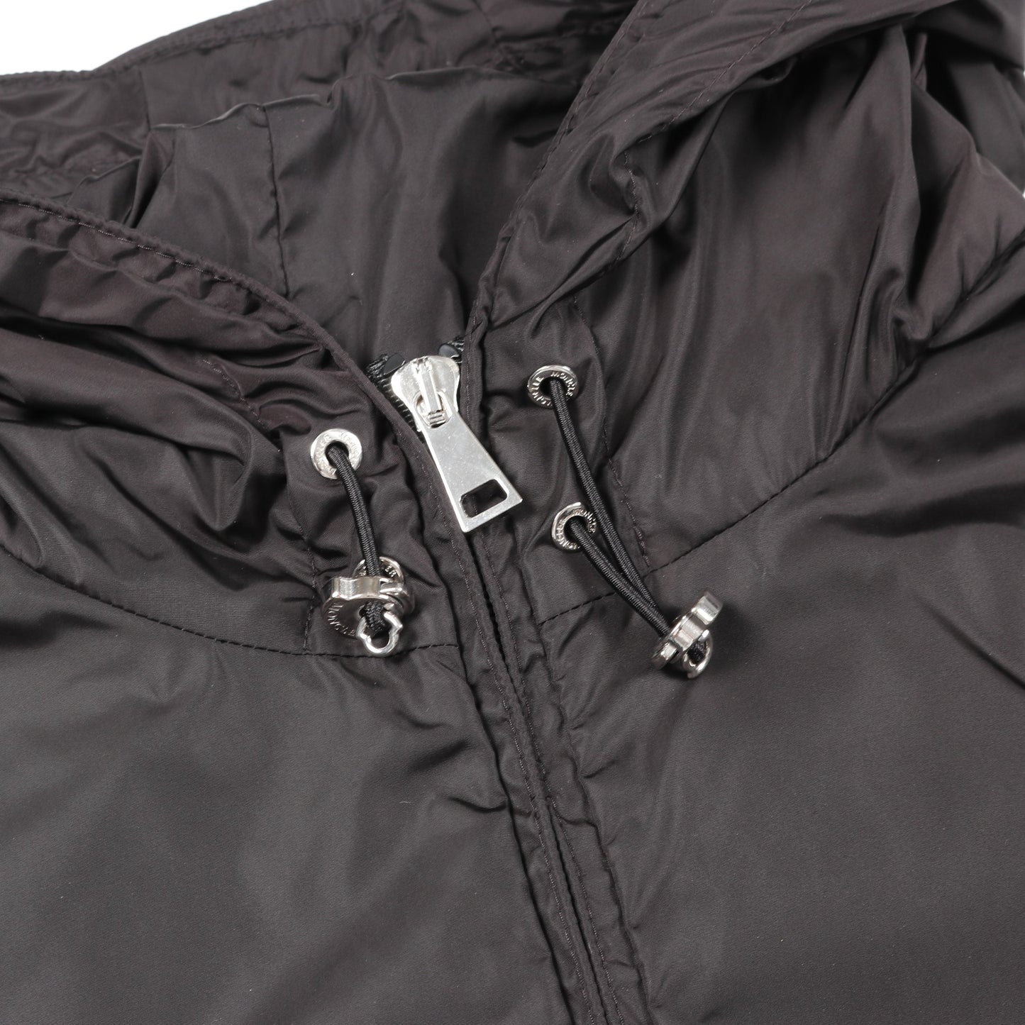 CECILE ジップアップバーガー ナイロンジャケット ナイロン ブラック モンクレール アウター MONCLER