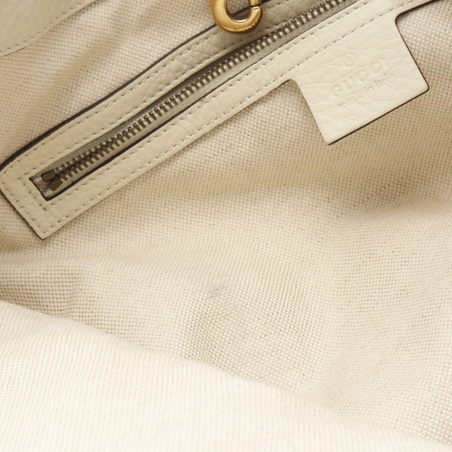 インターロッキングG ショルダーバッグ レザー アイボリー グッチ バッグ GUCCI