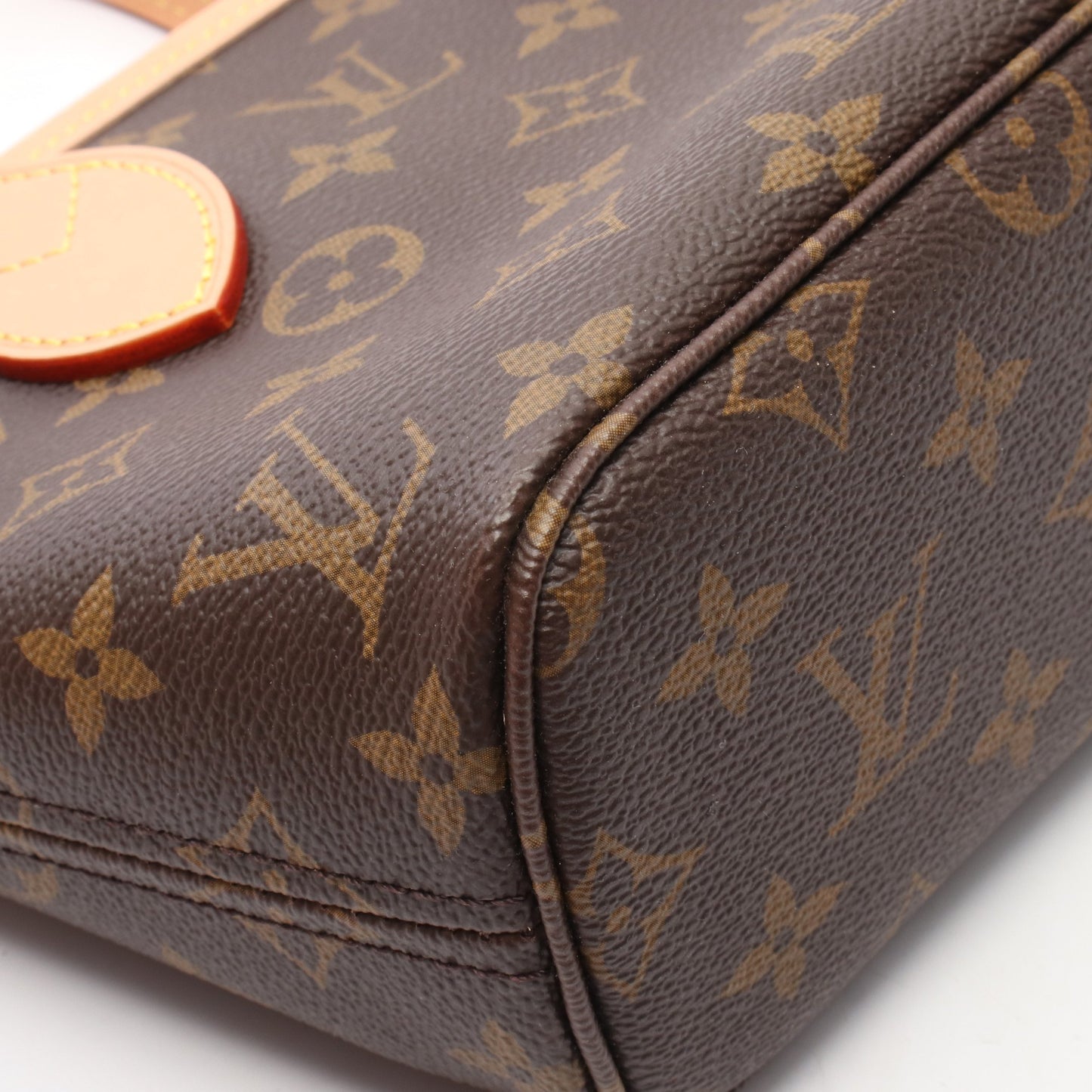 ネヴァーフルBB モノグラム ベージュ ハンドバッグ PVC レザー ブラウン 2WAY ルイヴィトン バッグ LOUIS VUITTON