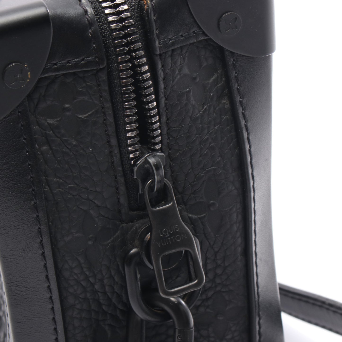 ソフトトランク モノグラムトリヨン ノワール ショルダーバッグ レザー ブラック ルイヴィトン バッグ LOUIS VUITTON