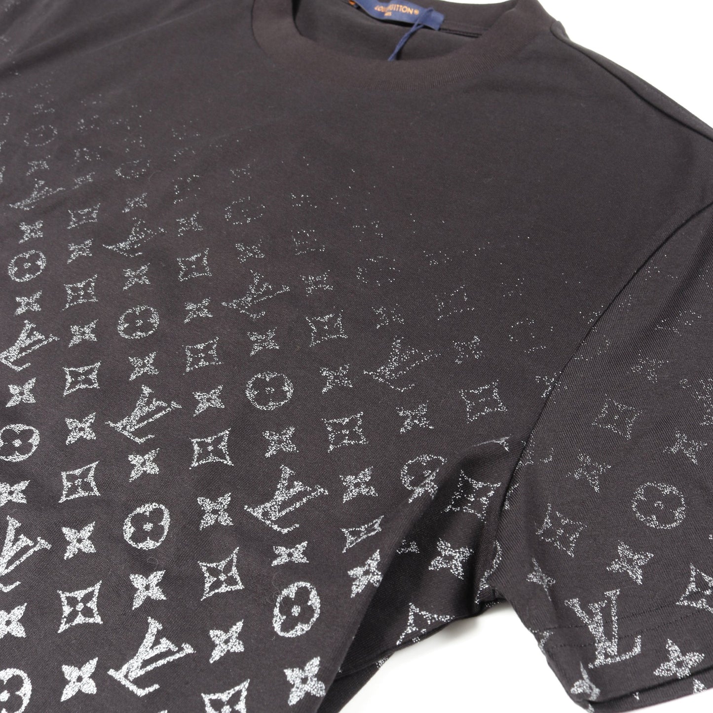 モノグラムグラディエント Tシャツ コットン ブラック ホワイト ルイヴィトン トップス LOUIS VUITTON