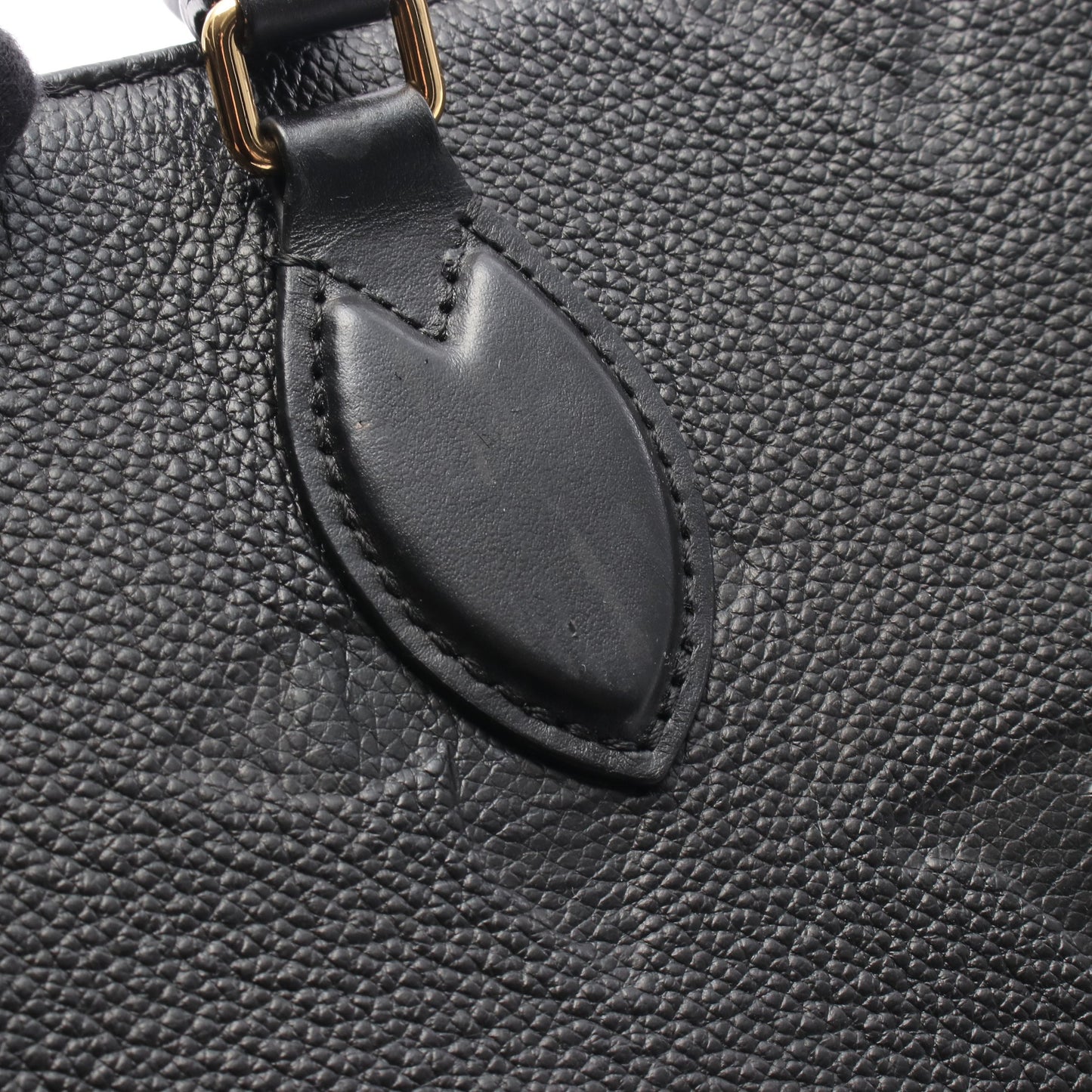 オンザゴーMM モノグラムアンプラント ノワール ショルダーバッグ トートバッグ レザー ブラック ルイヴィトン バッグ LOUIS VUITTON