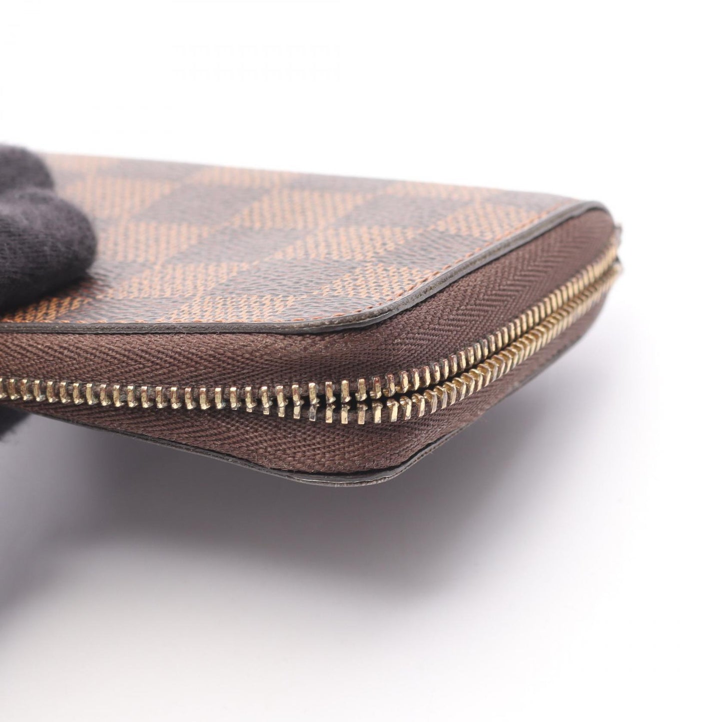 ジッピーコインパース ダミエエベヌ コインケース PVC ブラウン ルイヴィトン 財布・小物 LOUIS VUITTON