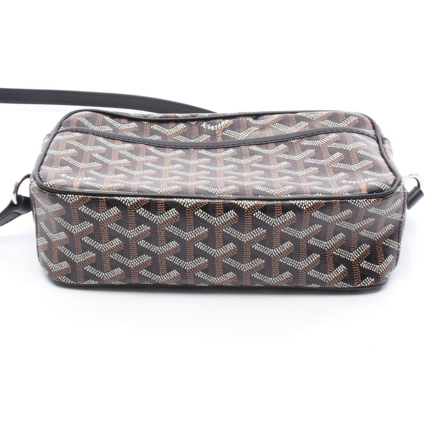 カップヴェールPM ショルダーバッグ コーティングキャンバス レザー ブラウン ブラック ゴヤール バッグ GOYARD