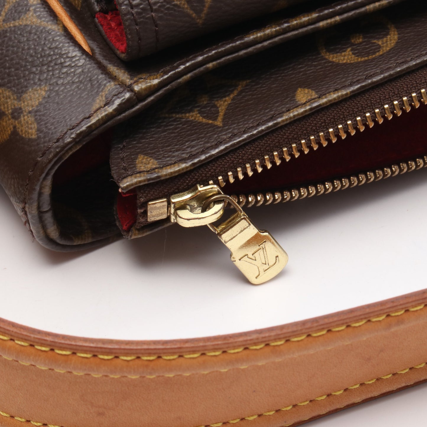 ヴィバシテGM モノグラム ショルダーバッグ PVC レザー ブラウン ルイヴィトン バッグ LOUIS VUITTON