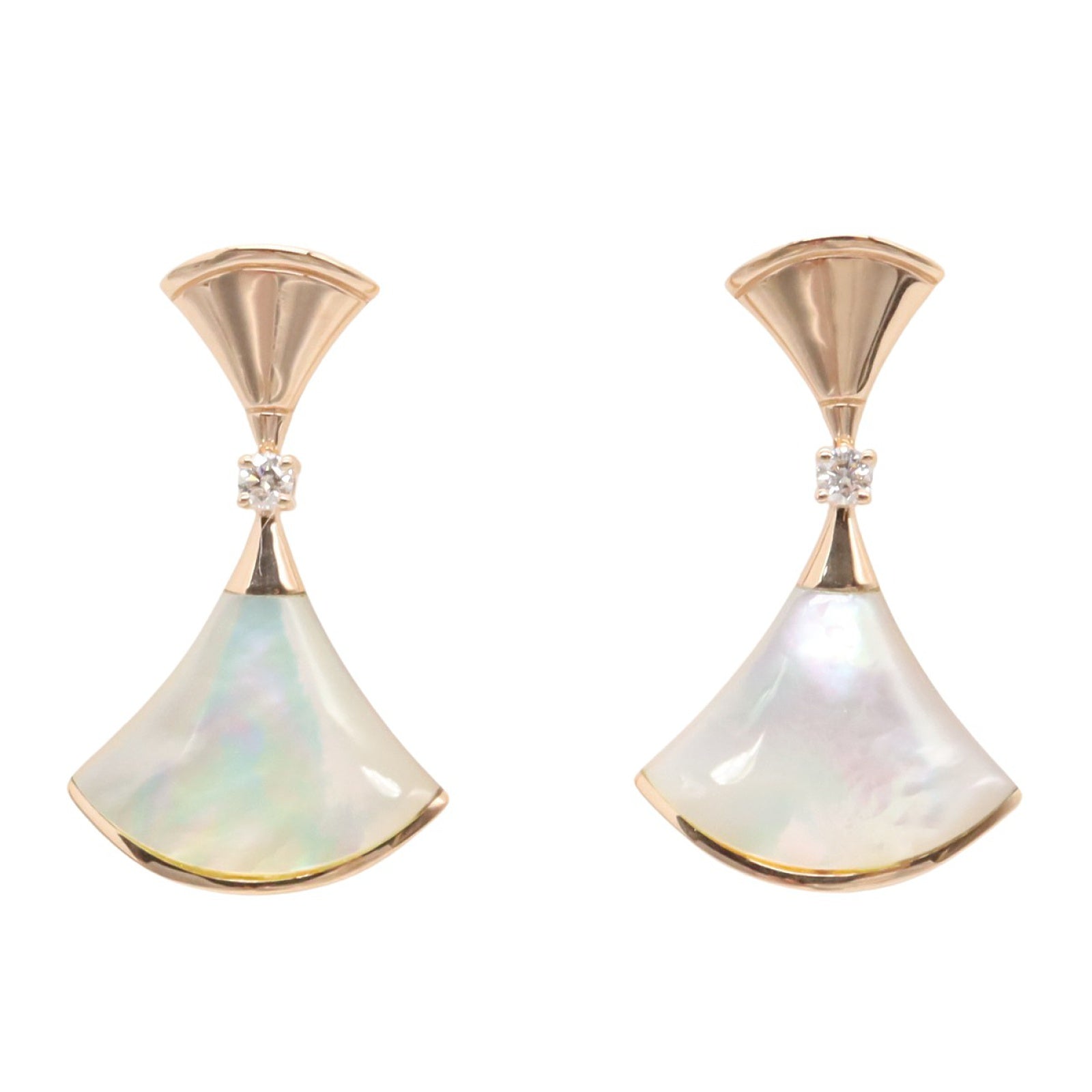 ディーヴァ ドリーム ピアス マザーオブパール ピアス K18PG（ピンク