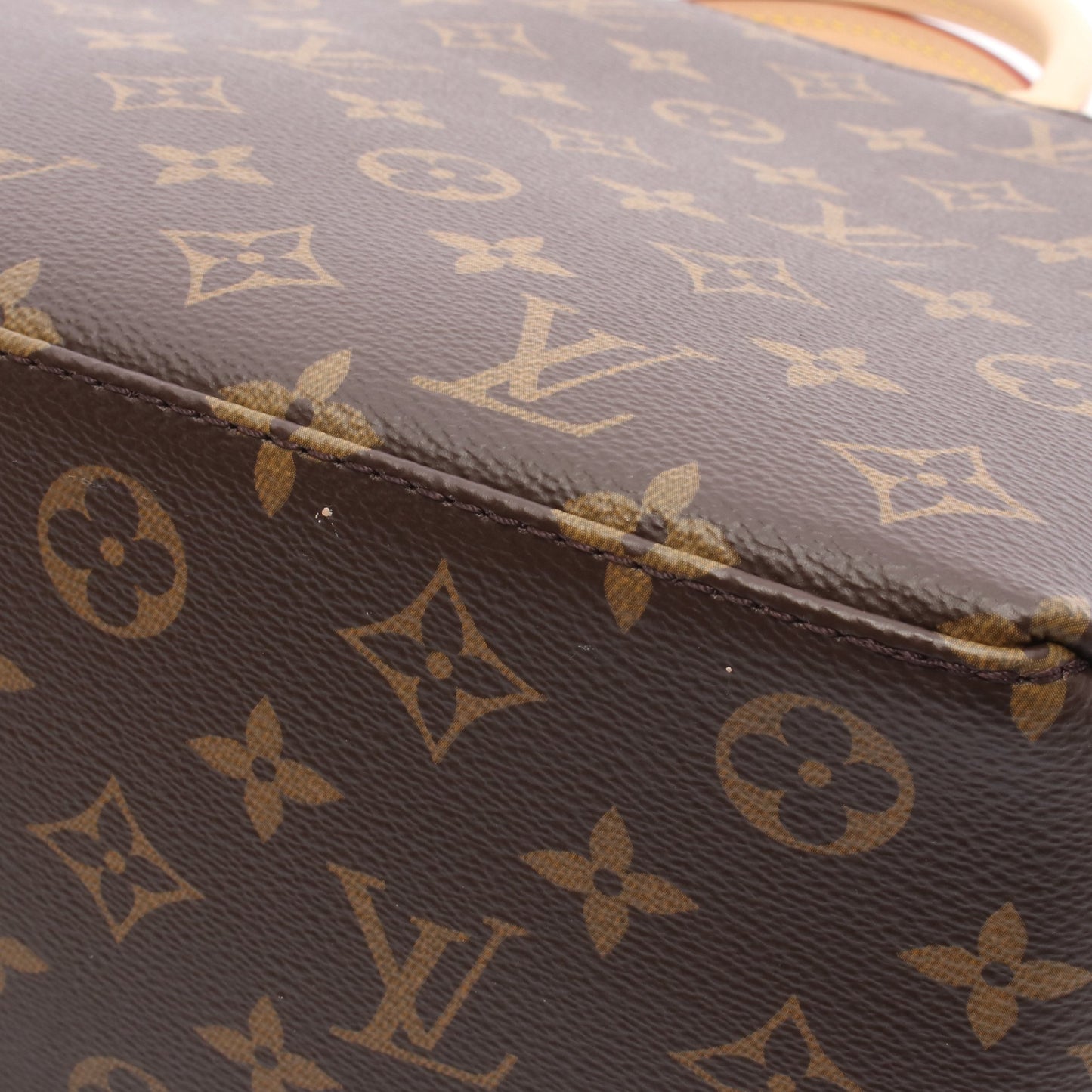 プティ パレPM モノグラム ハンドバッグ PVC レザー ブラウン 2WAY ルイヴィトン バッグ LOUIS VUITTON