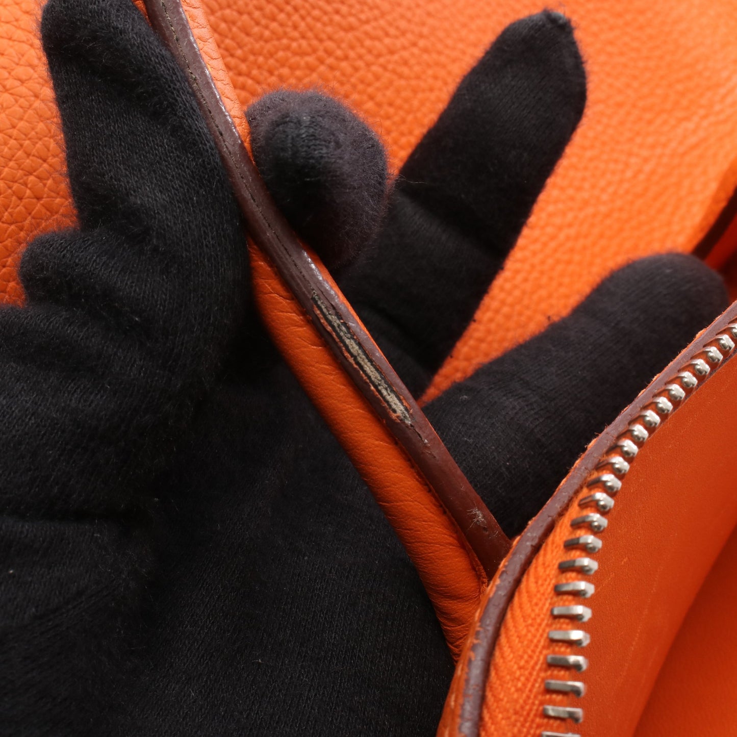 ボリード31 ハンドバッグ トリヨンクレマンス オレンジ シルバー金具 2WAY □L刻印 エルメス バッグ HERMES