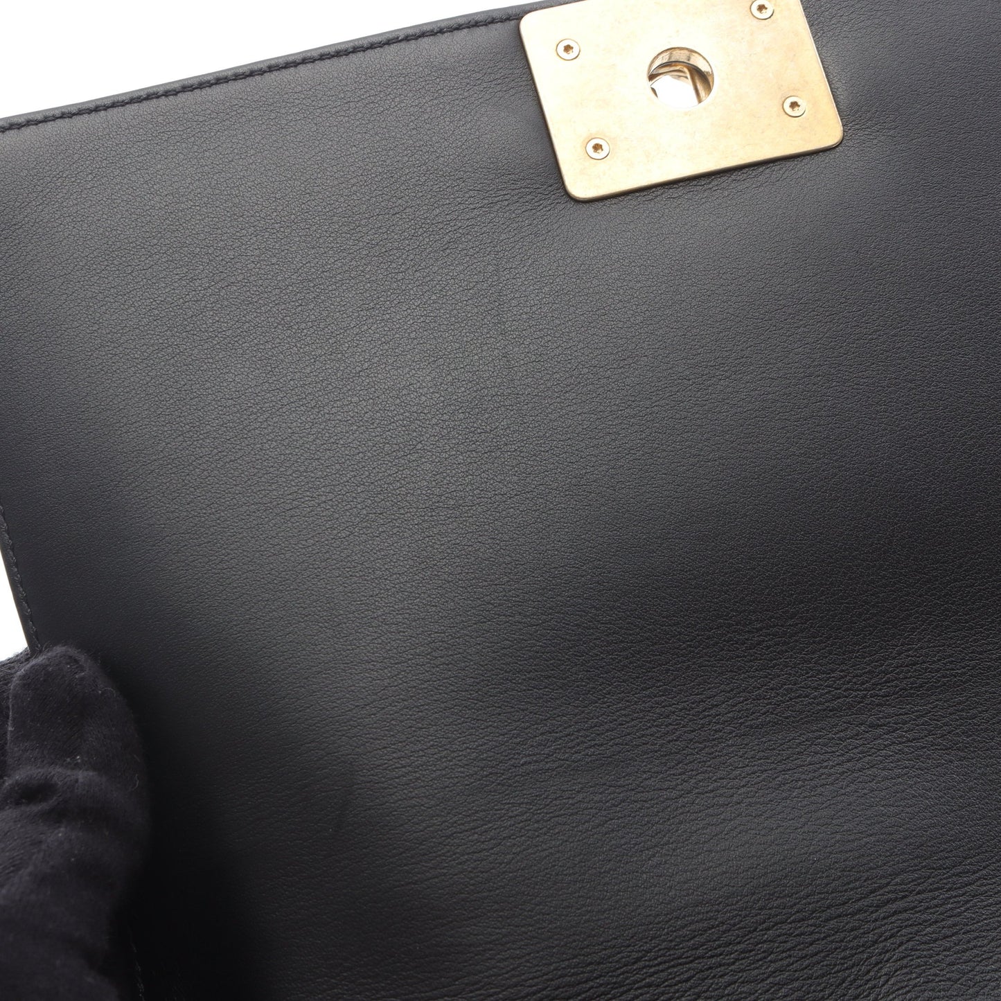 ボーイシャネル チェーンショルダーバッグ ラムスキン ブラック ゴールド金具 シャネル バッグ CHANEL