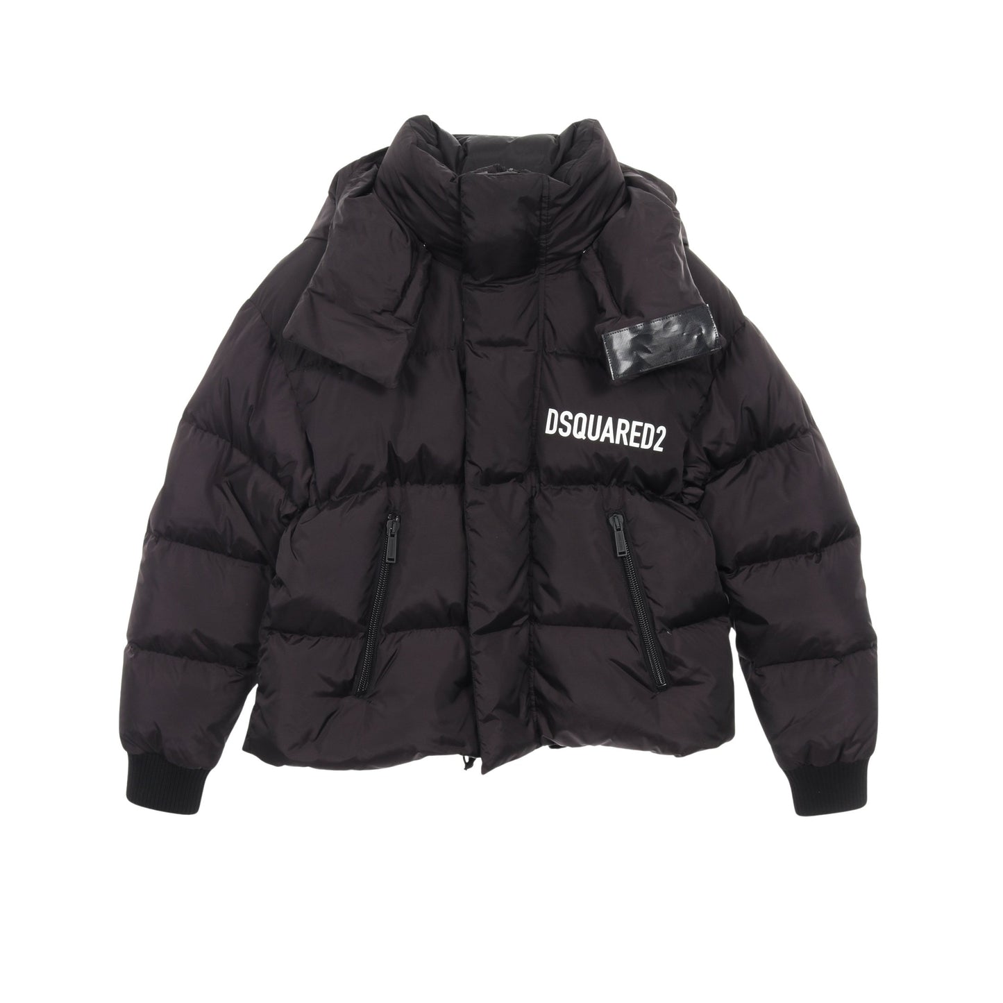 KENNY ダウンジャケット ナイロン ブラック ディースクエアード アウター DSQUARED2