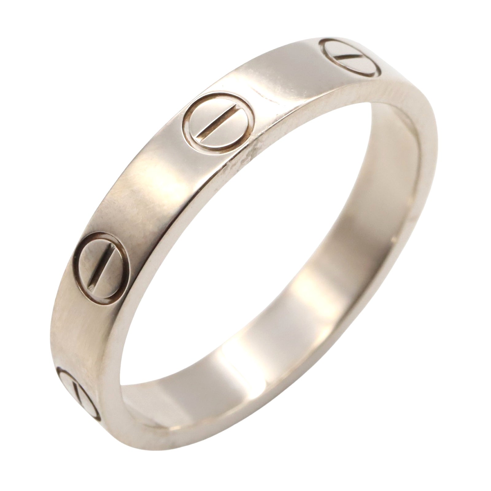 Cartier ミニラブリング ホワイトゴールド サイズ54 Cartier カルティエ ミニラブリング ホワイトゴールド 1Pダイヤモンド