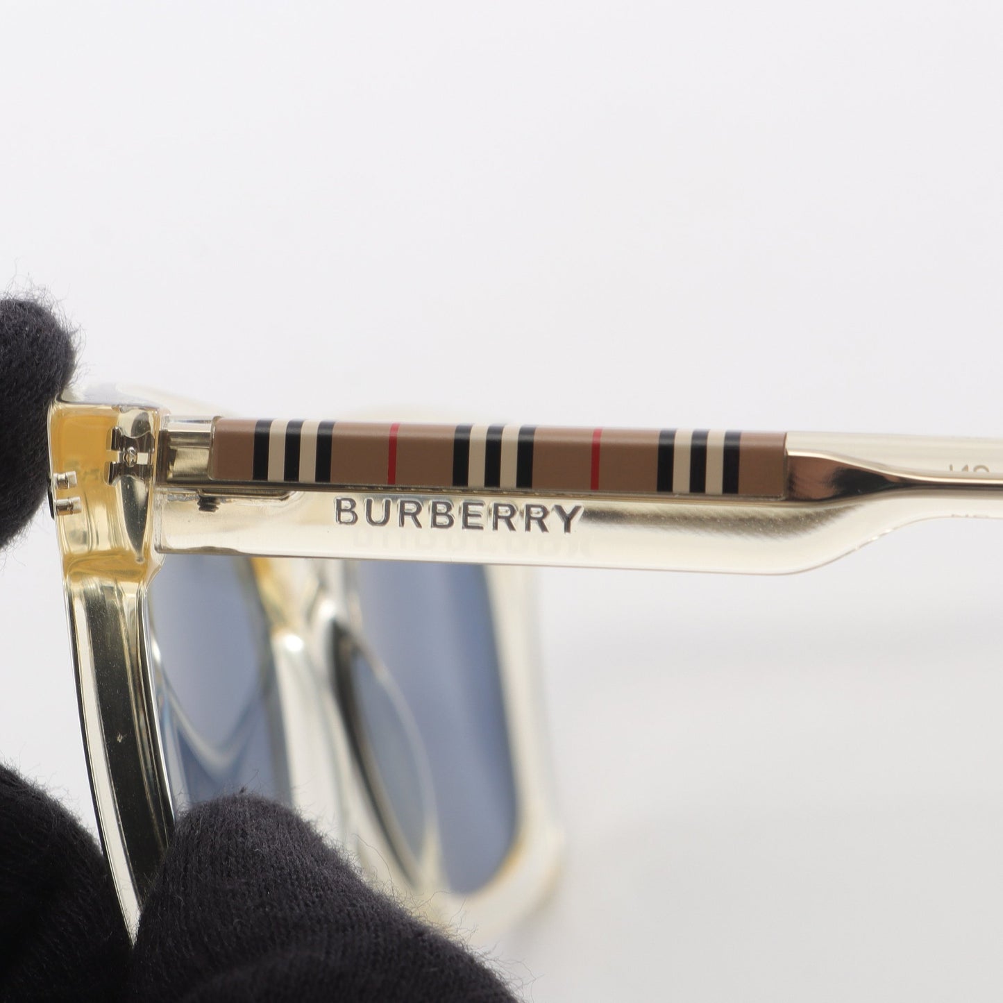 ノバチェック サングラス クリア ブラック バーバリー 財布・小物 BURBERRY
