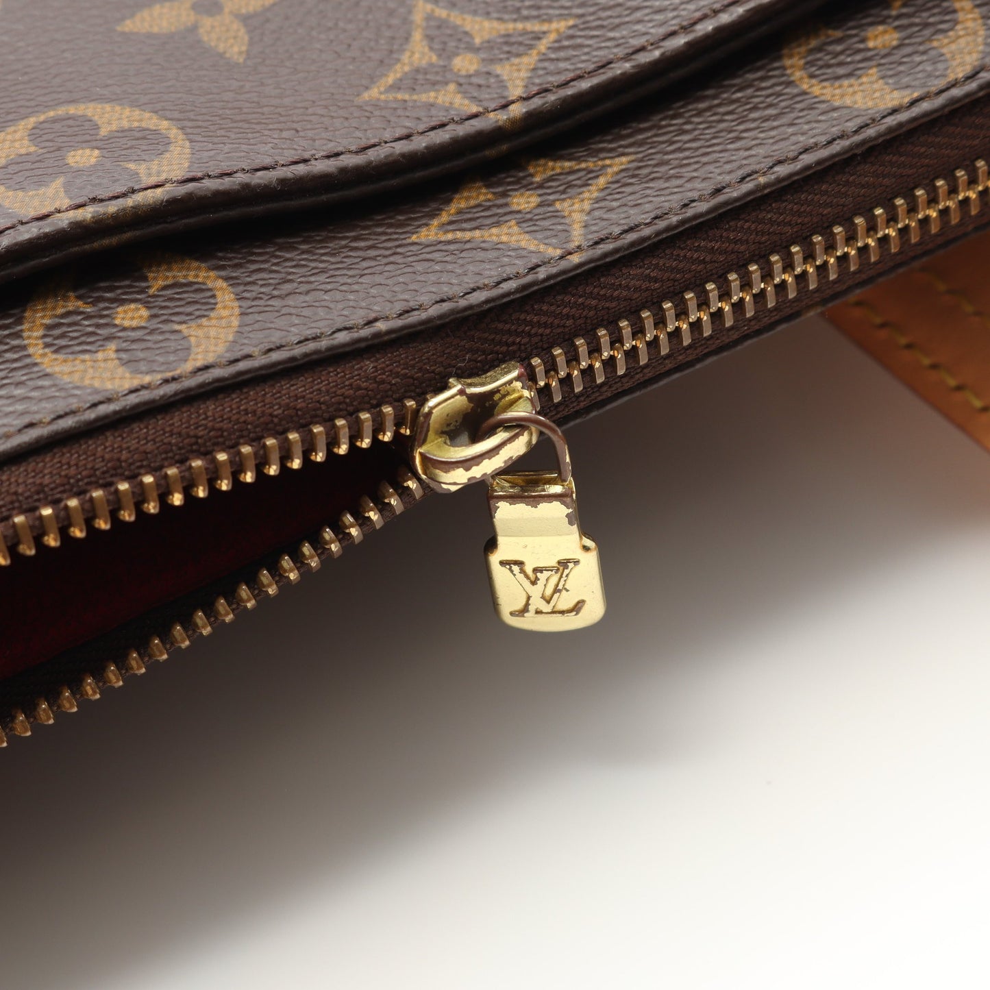 ミュルティプリシテ モノグラム ハンドバッグ PVC レザー ブラウン ルイヴィトン バッグ LOUIS VUITTON