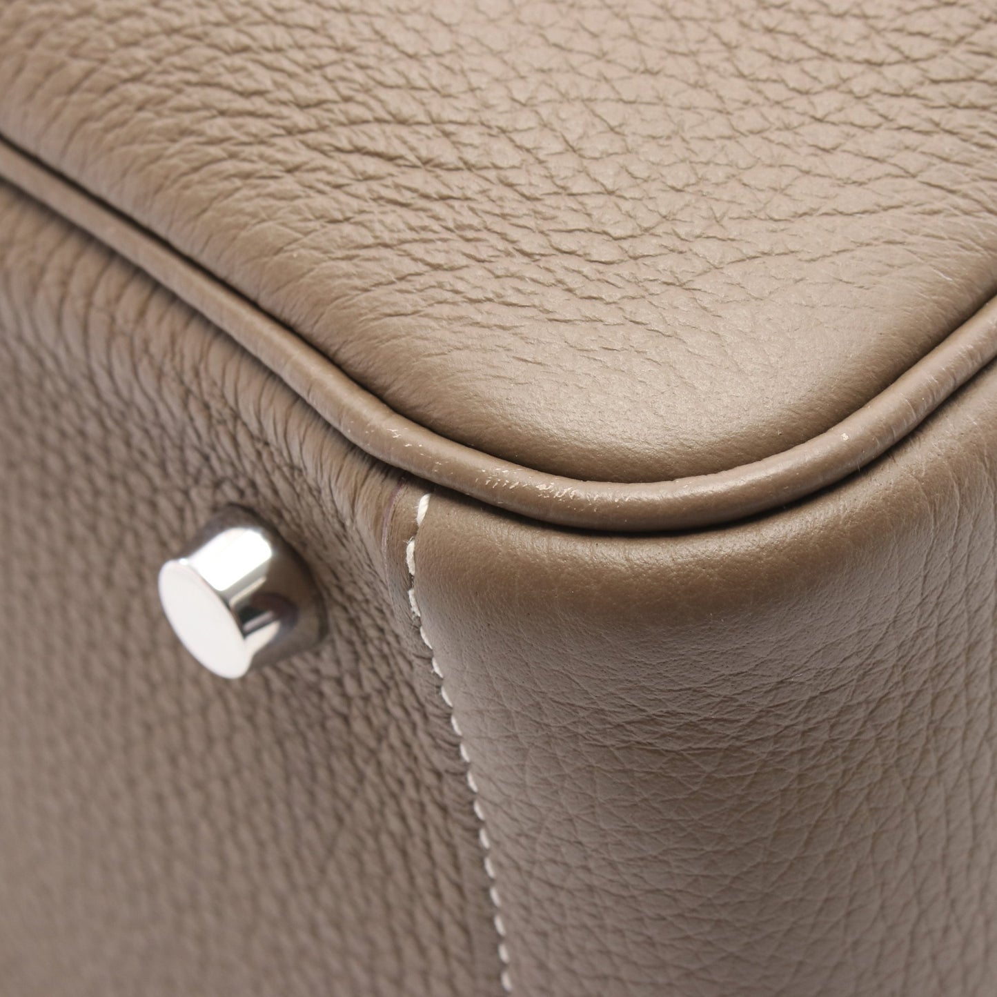 リンディ26 エトゥープ ショルダーバッグ トリヨンクレマンス グレーブラウン シルバー金具 Z刻印 エルメス バッグ HERMES