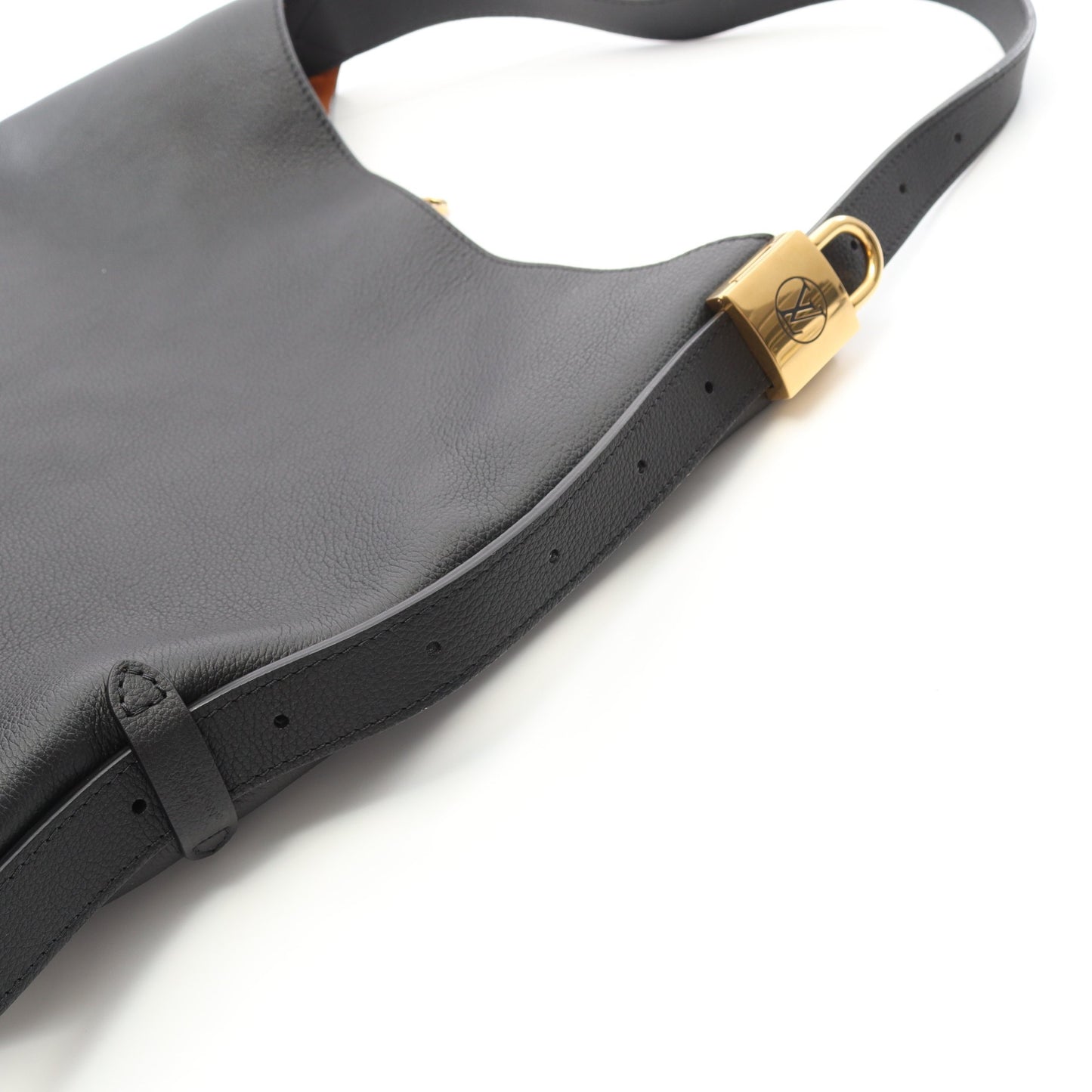 ロウキー ホーボー MM ノワール ショルダーバッグ レザー ブラック ゴールド ルイヴィトン バッグ LOUIS VUITTON