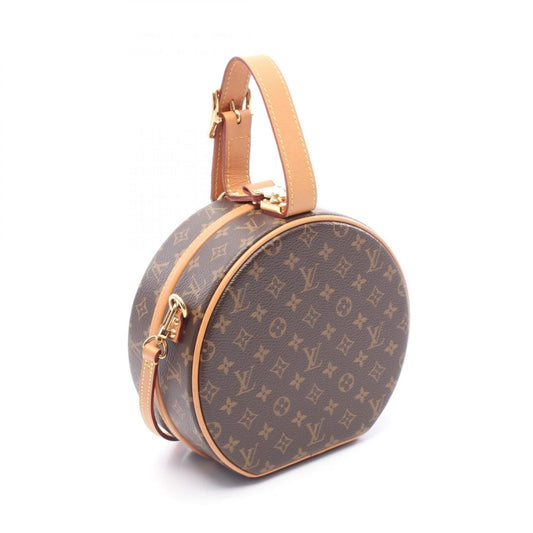 プティット ボワット シャポー モノグラム ハンドバッグ PVC レザー ブラウン ルイヴィトン バッグ LOUIS VUITTON