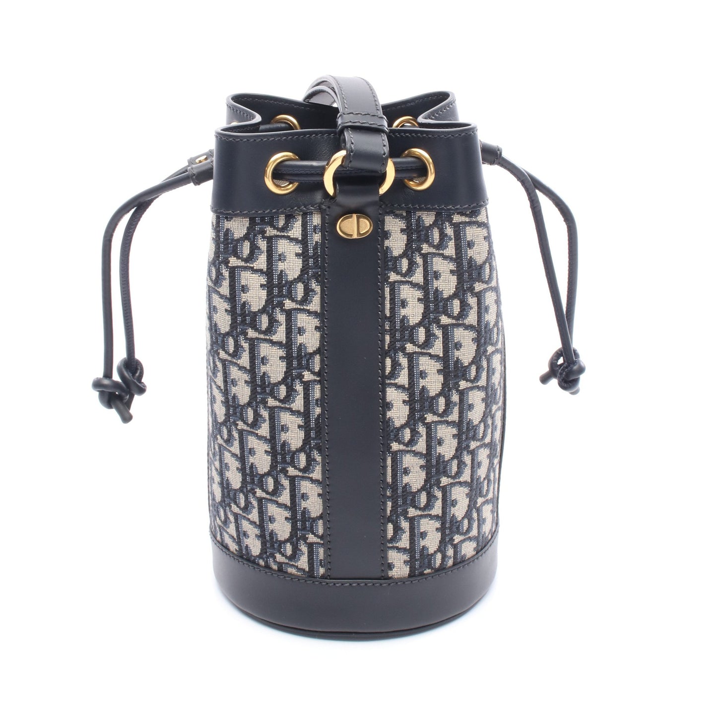 オブリーク バックパック リュックサック キャンバス レザー ネイビー グレー クリスチャンディオール バッグ Christian Dior