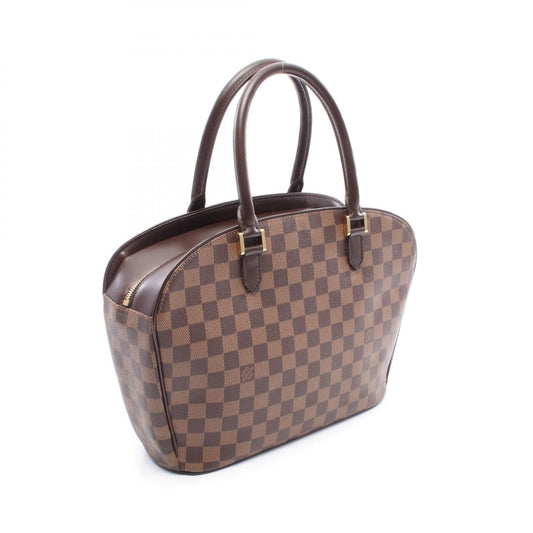 サリア オリゾンタル ダミエエベヌ ハンドバッグ PVC レザー ブラウン ルイヴィトン バッグ LOUIS VUITTON