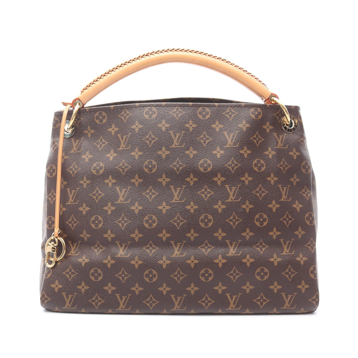 アーツィーMM モノグラム ショルダーバッグ PVC レザー ブラウン ルイヴィトン バッグ LOUIS VUITTON