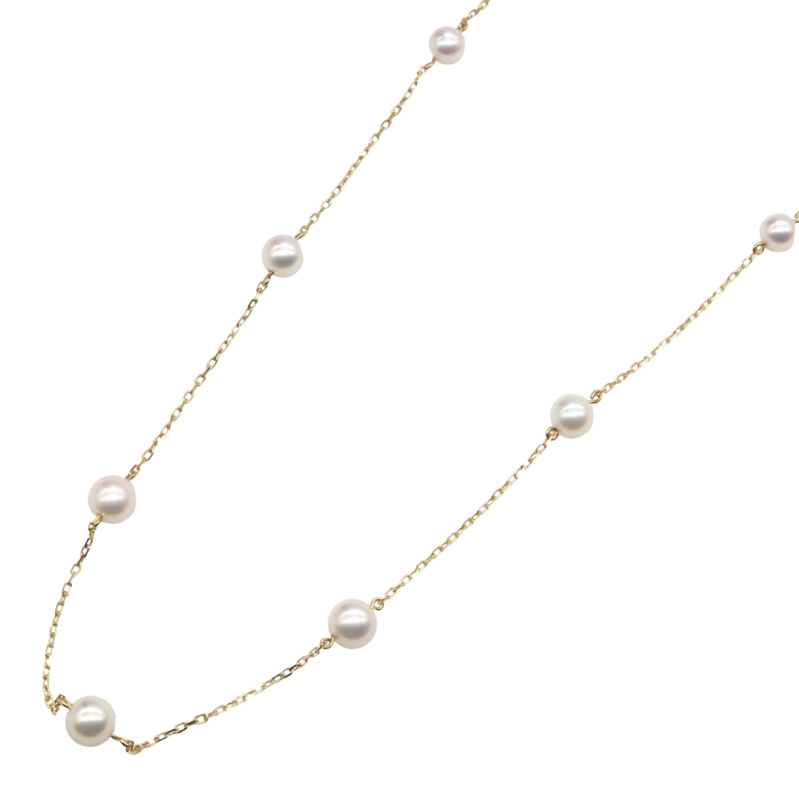 パール ネックレス ネックレス K18（イエローゴールド） パール