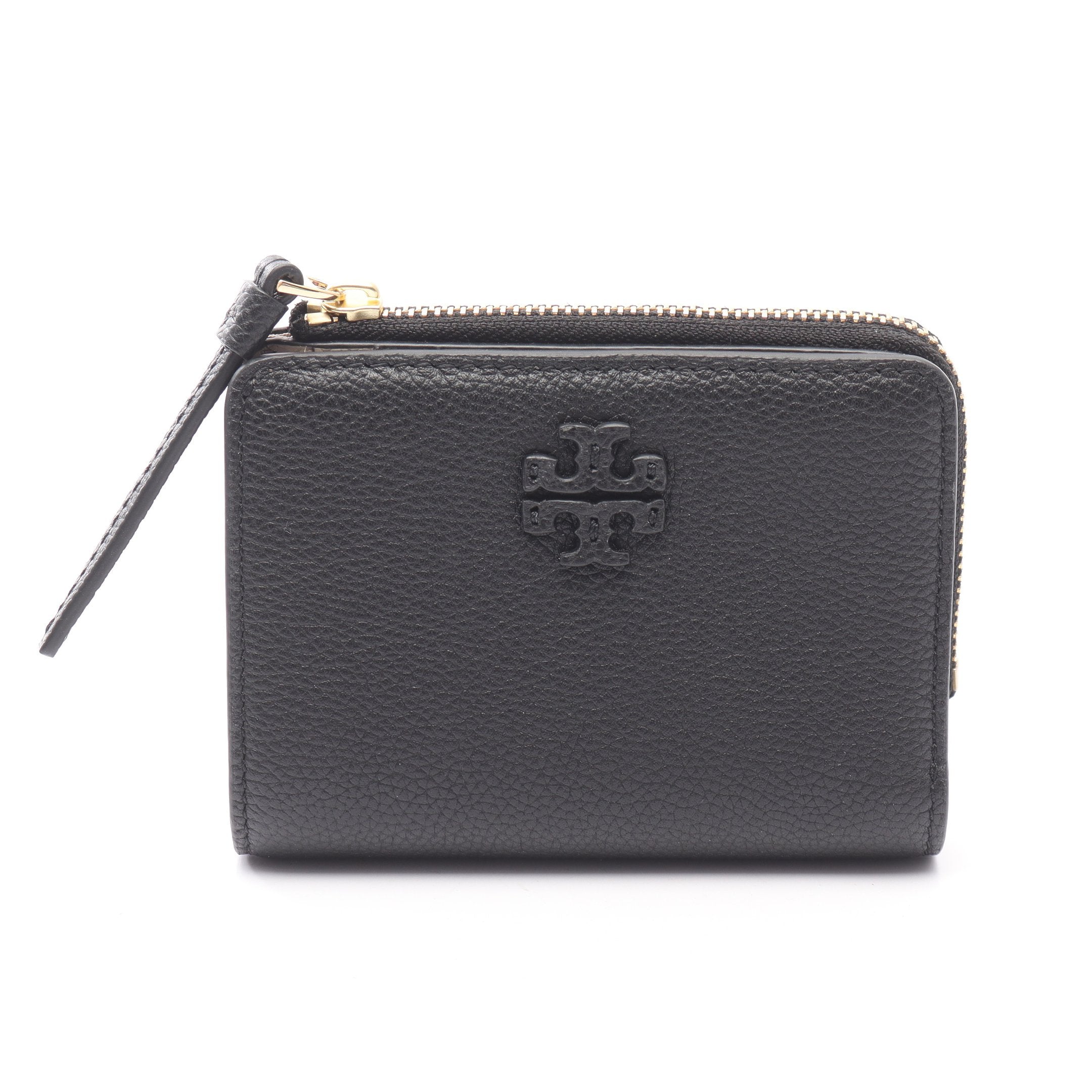 MCGRAW マックグロー 二つ折り財布 レザー ブラック トリーバーチ – RECLO