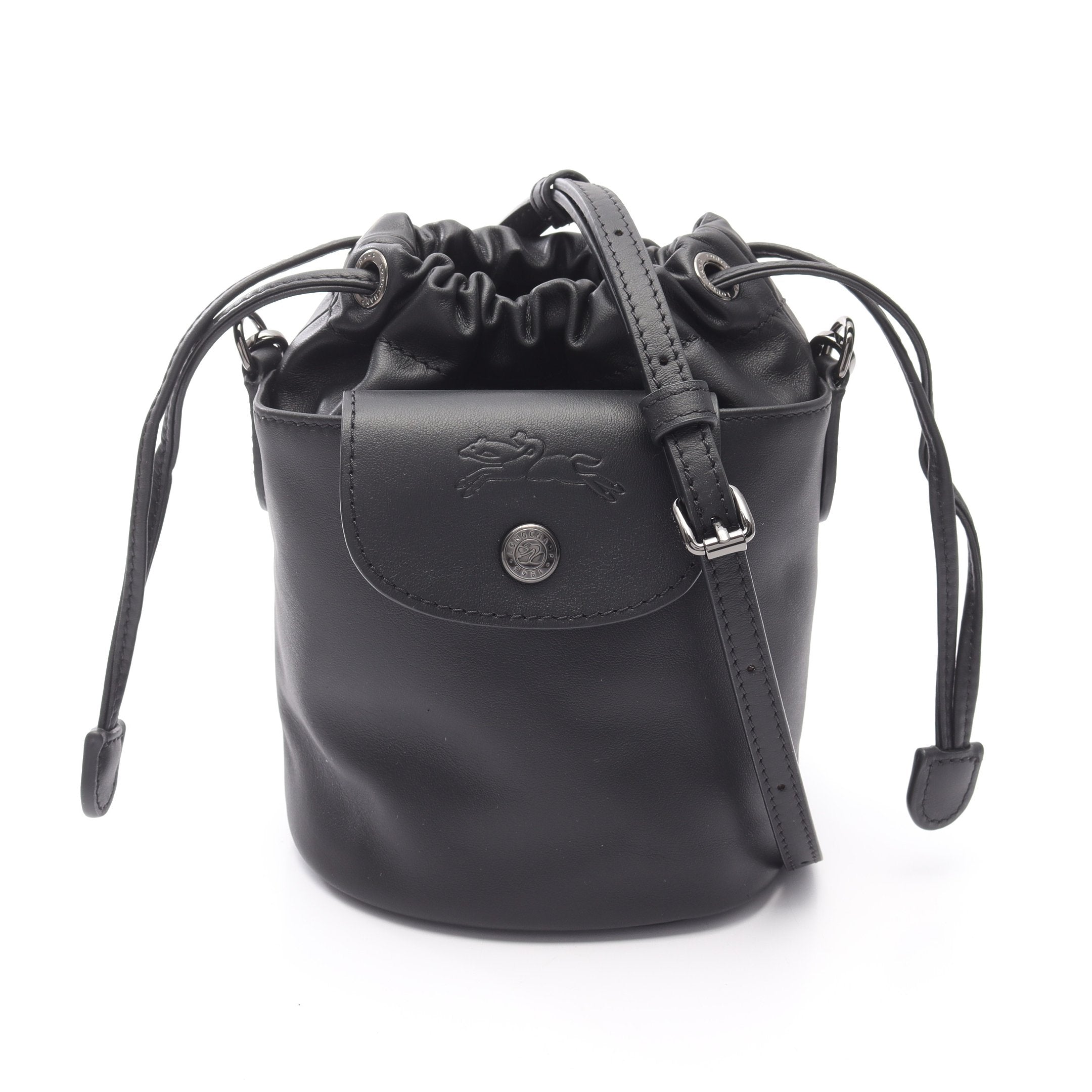 新品・未使用　Longchamp　ロンシャン　ラムレザー　ジャケット　ブラック LONGCHAMP Longchamp ロンシャン ショルダーバッグ LE PLIAGE XTRA S