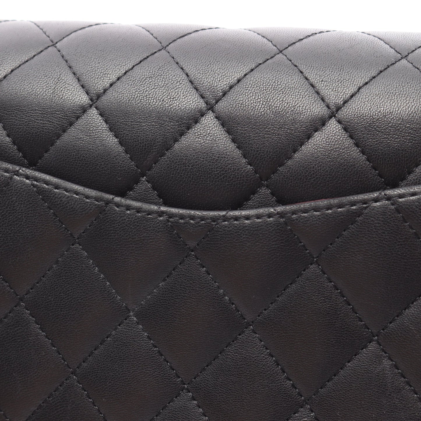 マトラッセ ダブルフラップ Wチェーンショルダーバッグ ラムスキン ブラック ゴールド金具 シャネル バッグ CHANEL