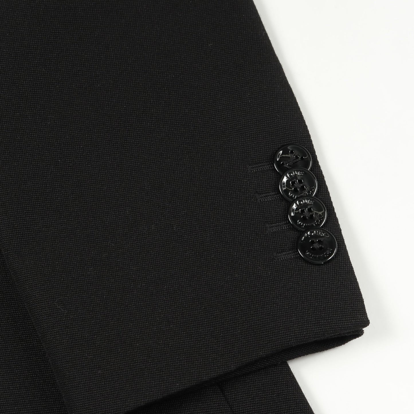 チェスターコート ウール ブラック ダブルブレスト ルイヴィトン アウター LOUIS VUITTON