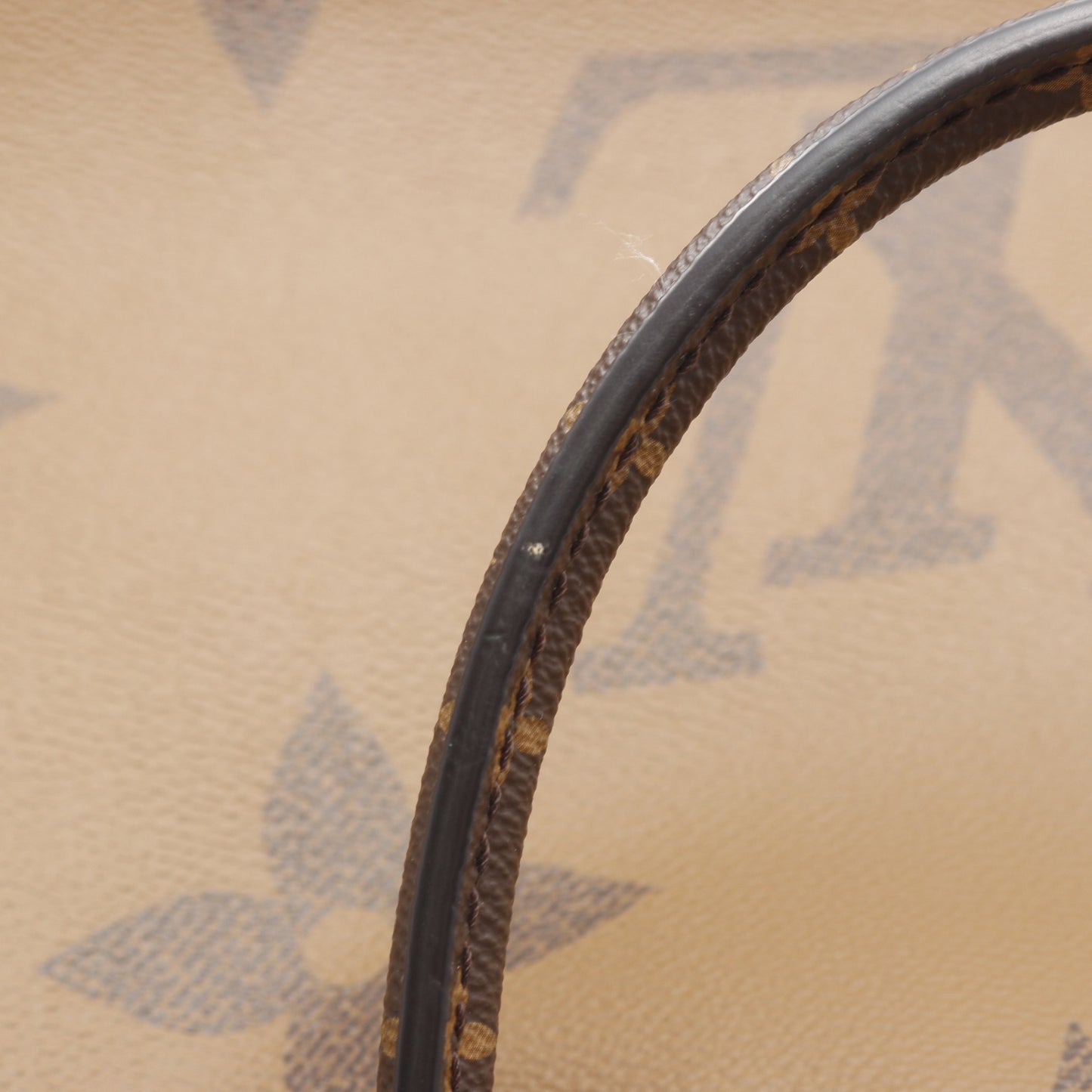 オンザゴーGM モノグラムジャイアント リバース ショルダーバッグ トートバッグ PVC ブラウン ベージュ 2WAY ルイヴィトン バッグ LOUIS VUITTON