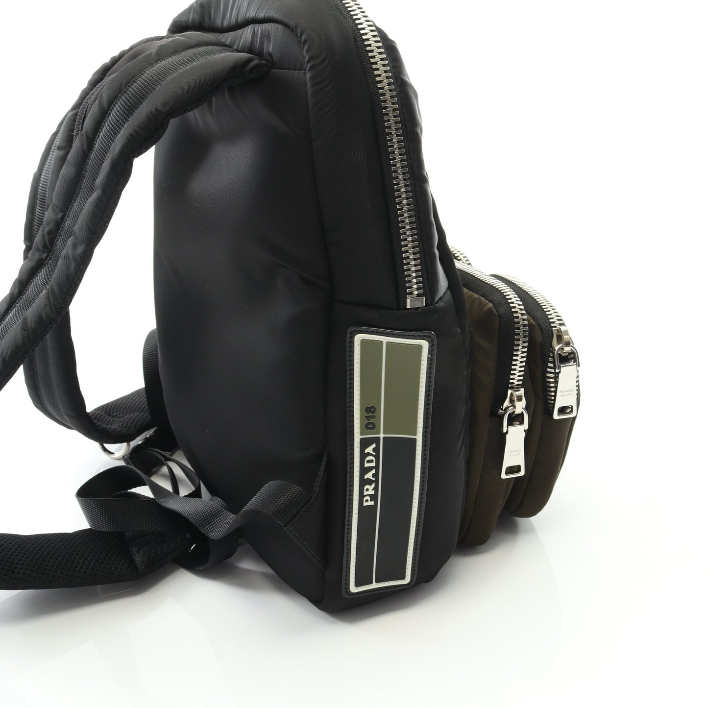 TESSUTO POCKET バックパック リュックサック ナイロン ブラック カーキグリーン プラダ バッグ PRADA
