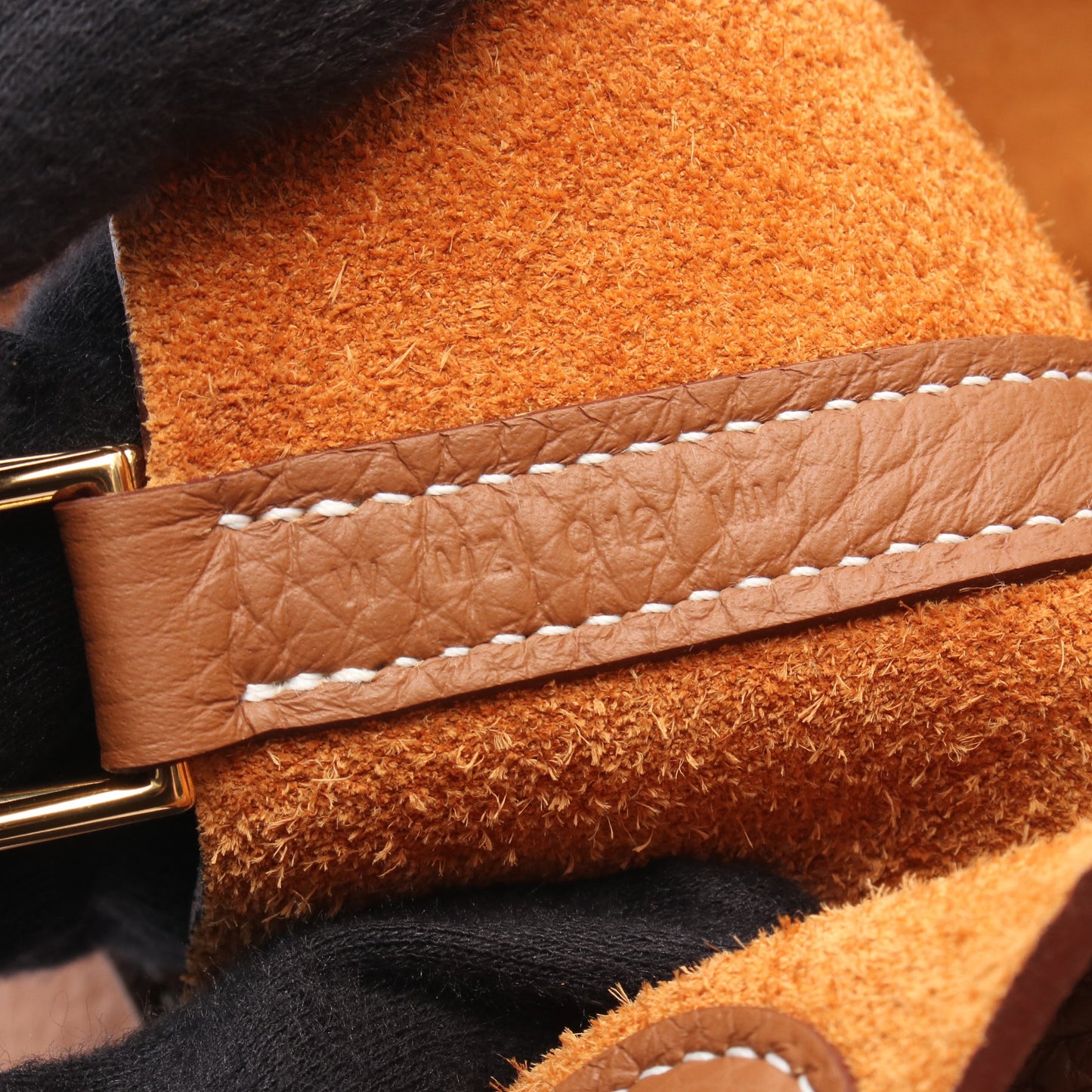 ピコタンロックMM ゴールド ハンドバッグ トリヨンクレマンス ブラウン ゴールド金具 W刻印 エルメス バッグ HERMES