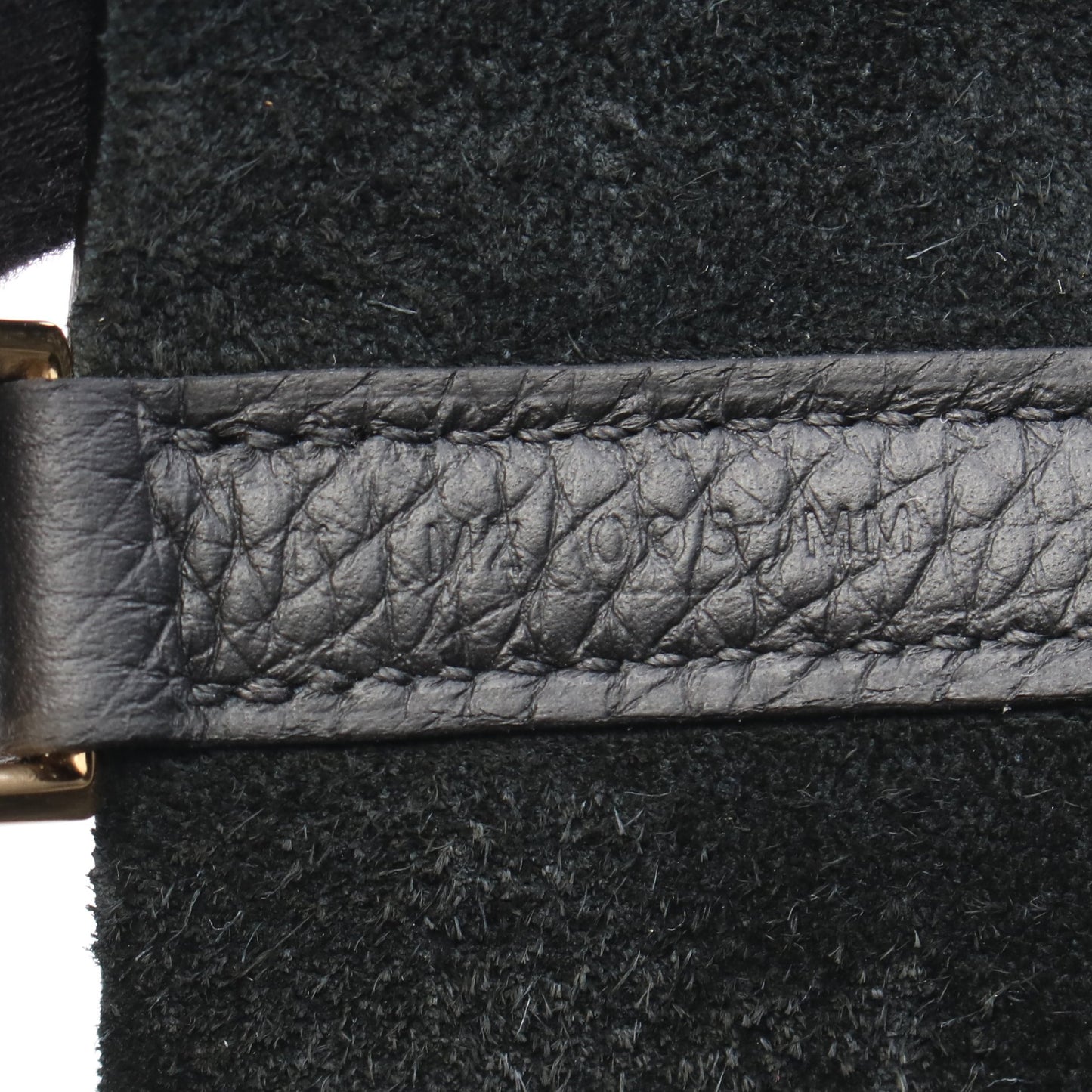 ピコタンロックMM ハンドバッグ トリヨンクレマンス ブラック ゴールド金具 K刻印 エルメス バッグ HERMES