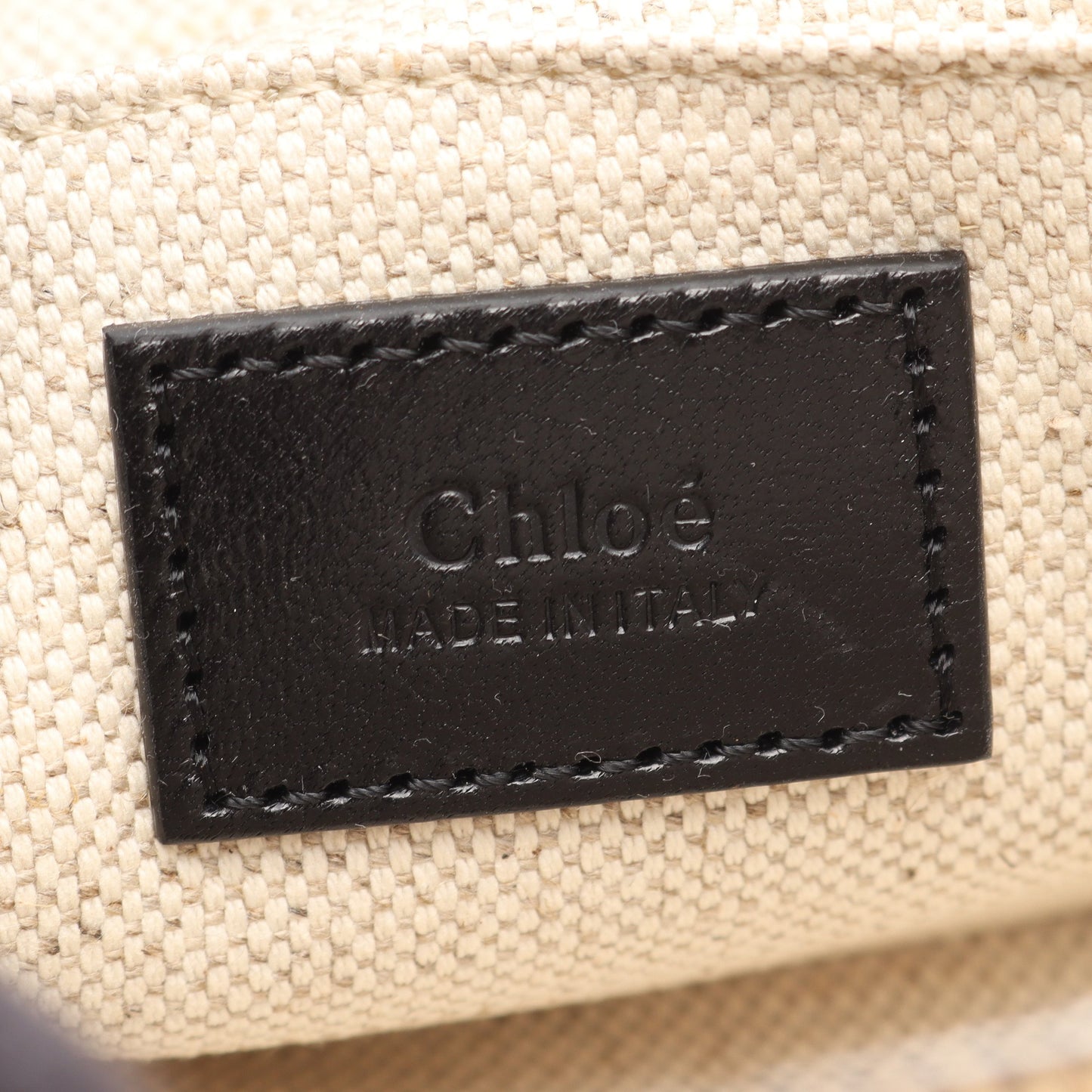 Small Camera ハンドバッグ レザー ブラック 2WAY クロエ バッグ Chloe