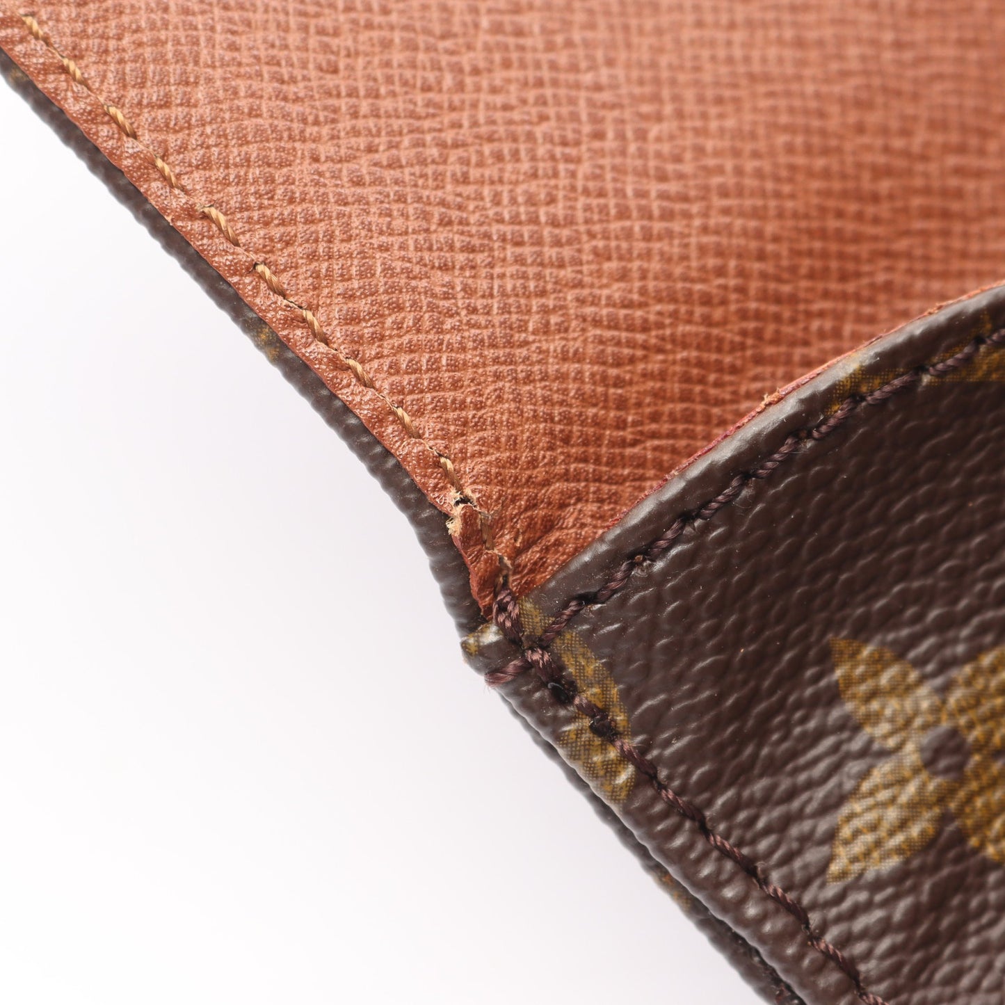 カルトシエールMM モノグラム ショルダーバッグ PVC レザー ブラウン ルイヴィトン バッグ LOUIS VUITTON