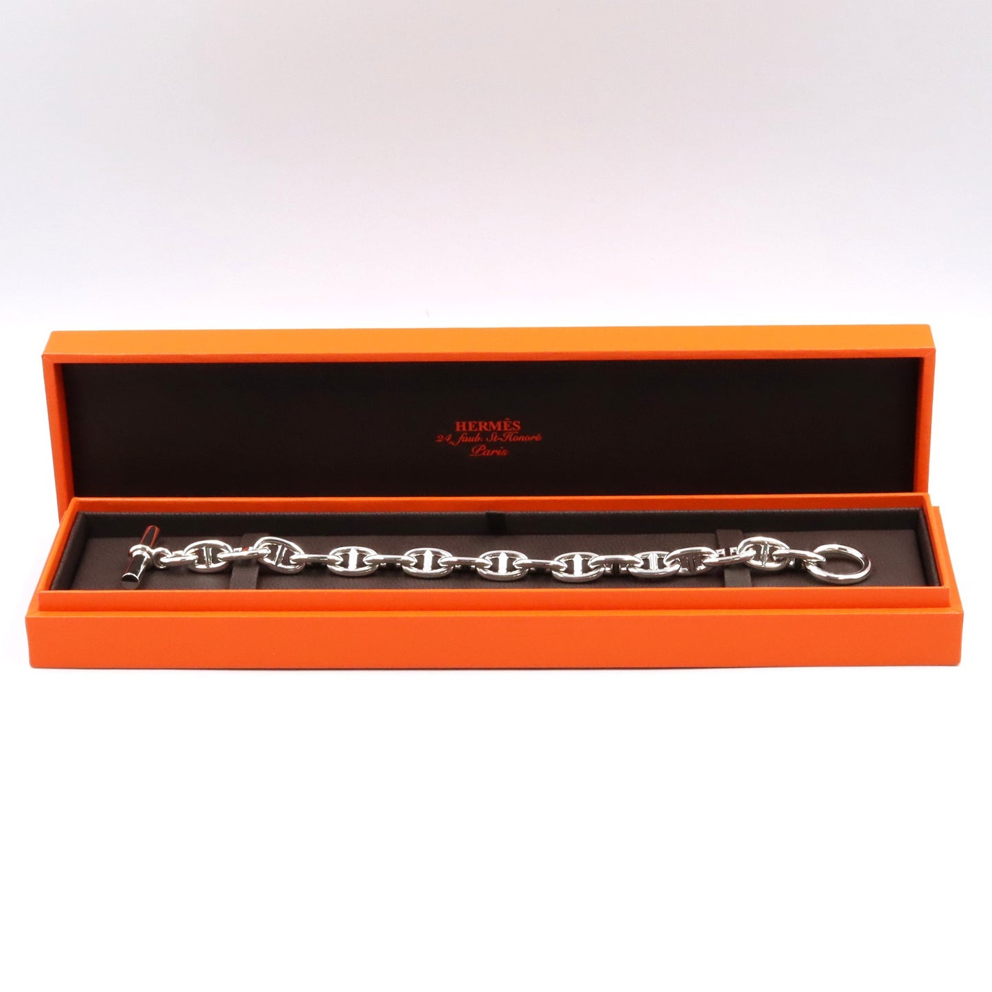 シェーヌダンクル MM 17コマ ブレスレット ブレスレット シルバー925 シルバー エルメス アクセサリー HERMES
