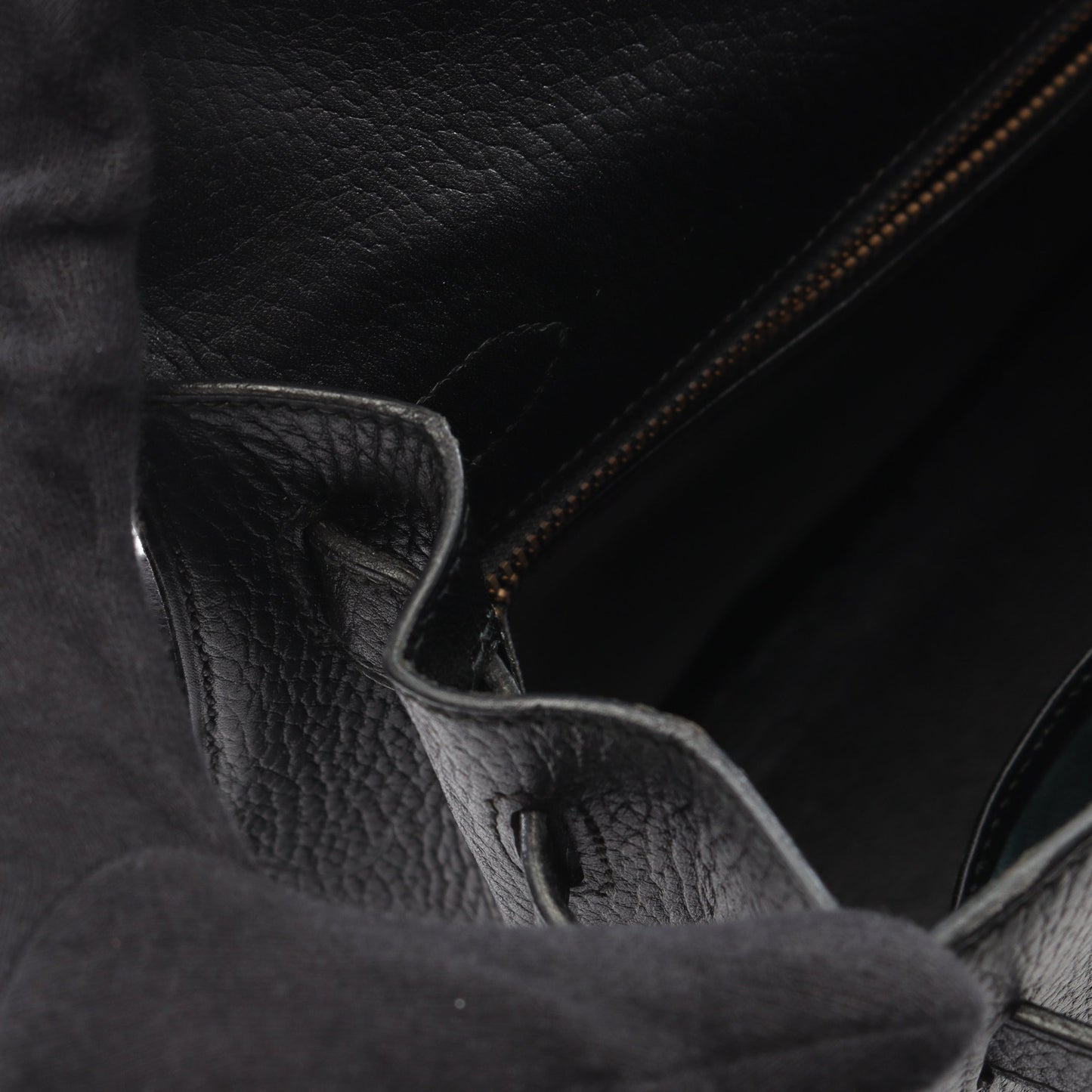 ケリー32 ハンドバッグ アルデンヌ ブラック ゴールド金具 外縫い 2WAY ○U刻印 エルメス バッグ HERMES