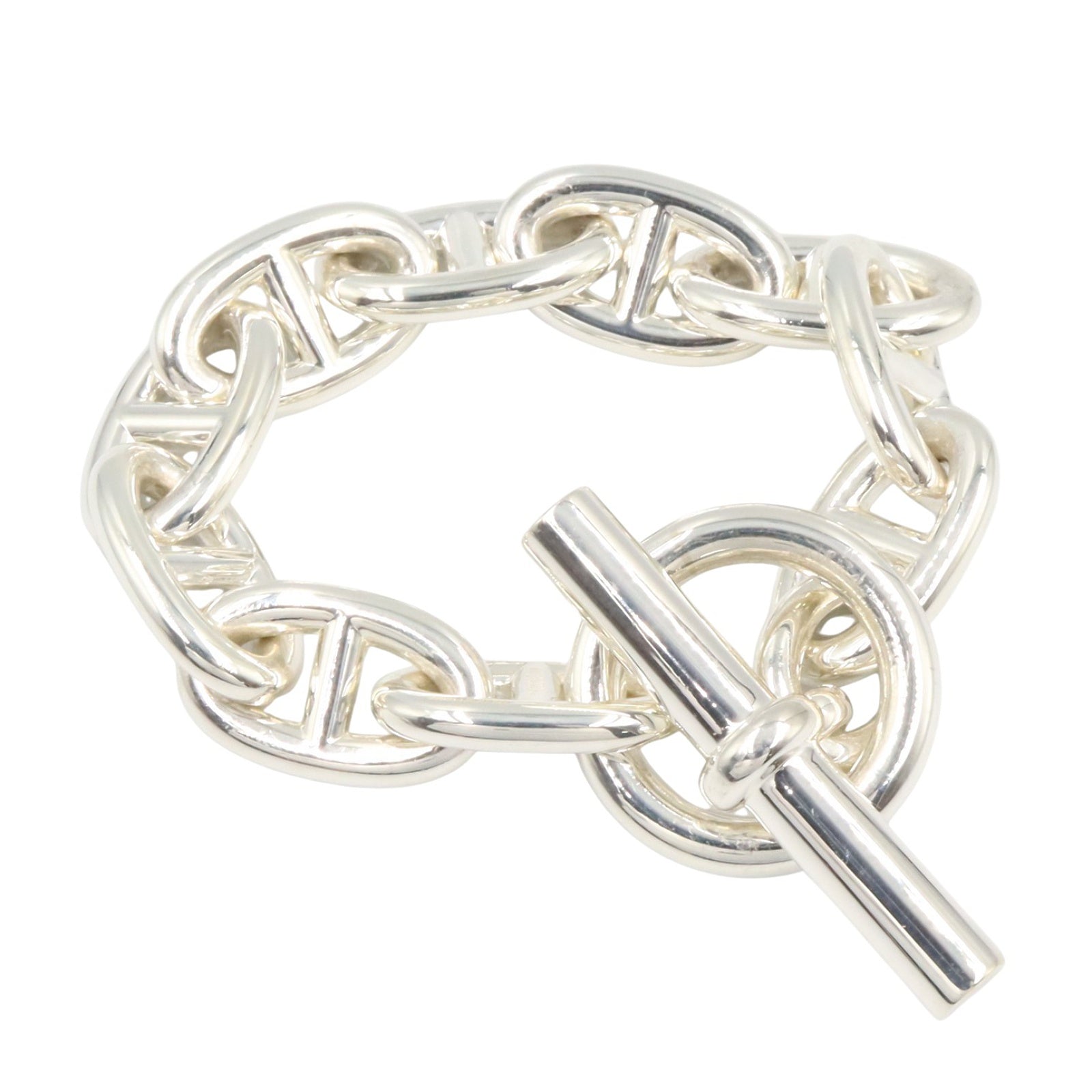 【レア】エルメス　シェーヌダンクルTGMブレスレット10コマ シェーヌダンクル TGM 10コマ ブレスレット ブレスレット シルバー925