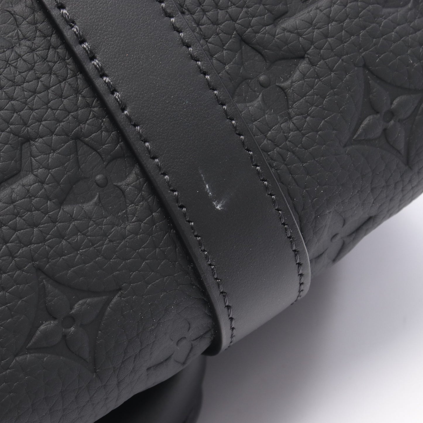 キーポル バンドリエール25 トリヨンモノグラム ノワール ハンドバッグ レザー ブラック 2WAY ルイヴィトン バッグ LOUIS VUITTON